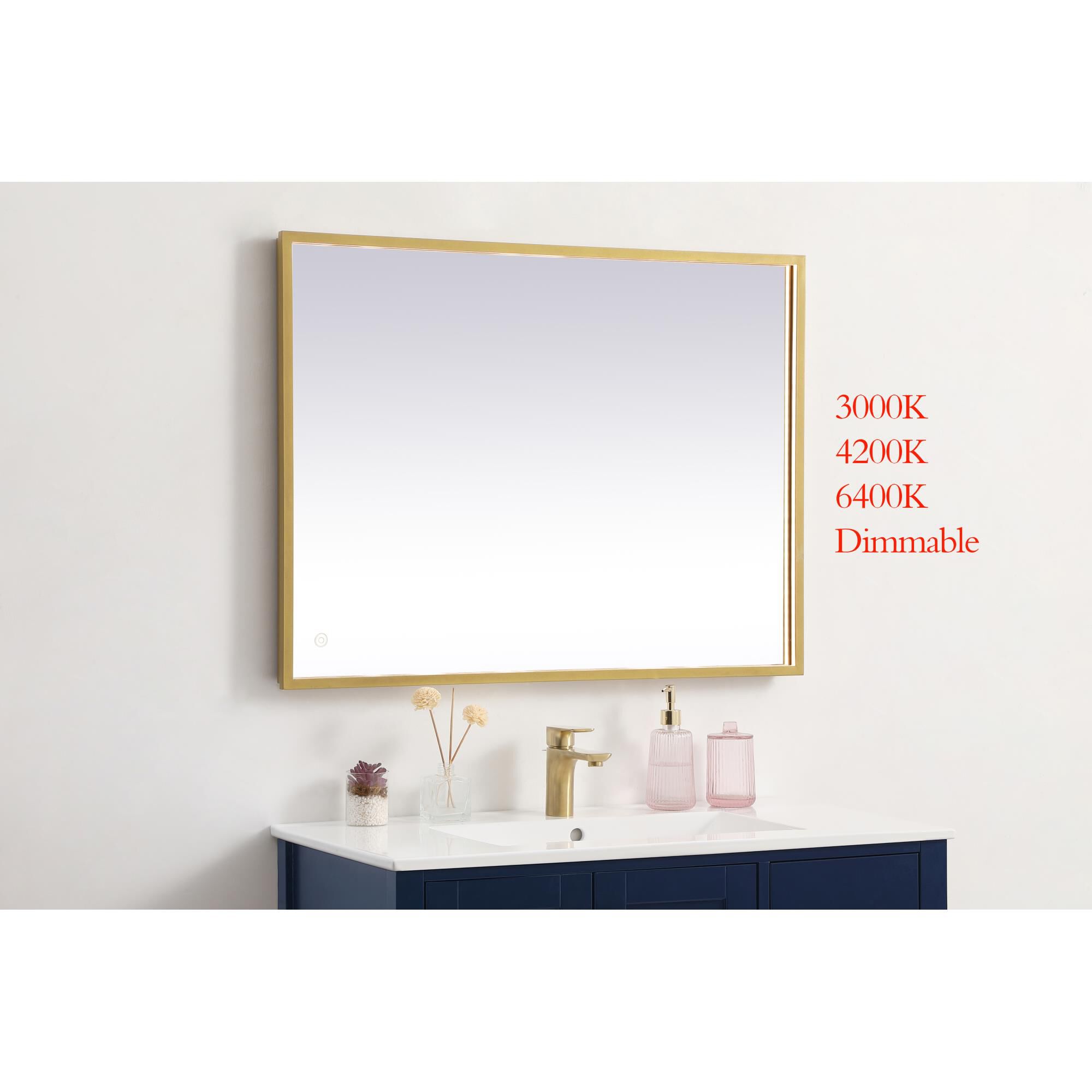 Pier LED Lighted Mirror by Elegant Decor