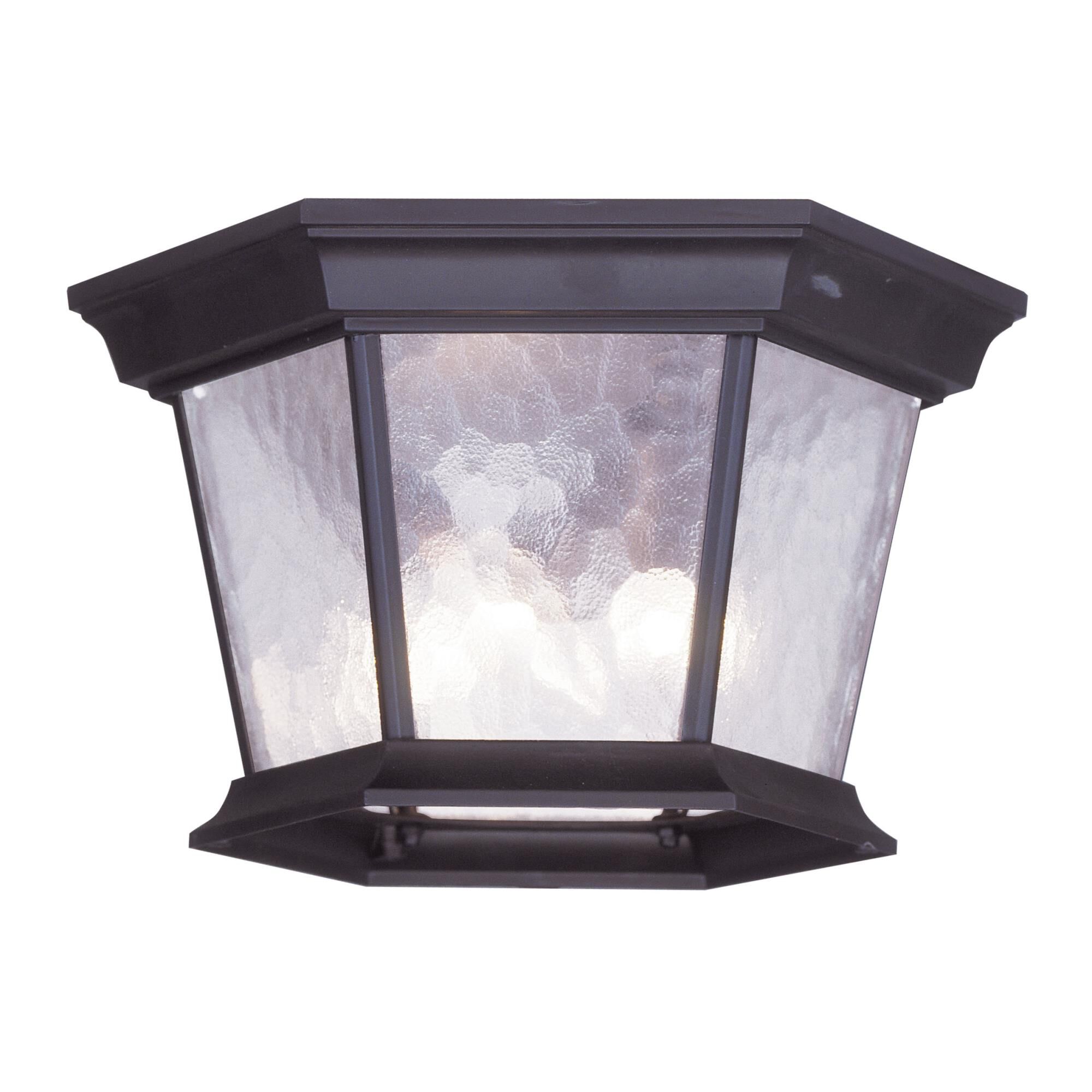 Hamilton 11 Inch 3 Light Outdoor Flush Mount by Livex Lighting