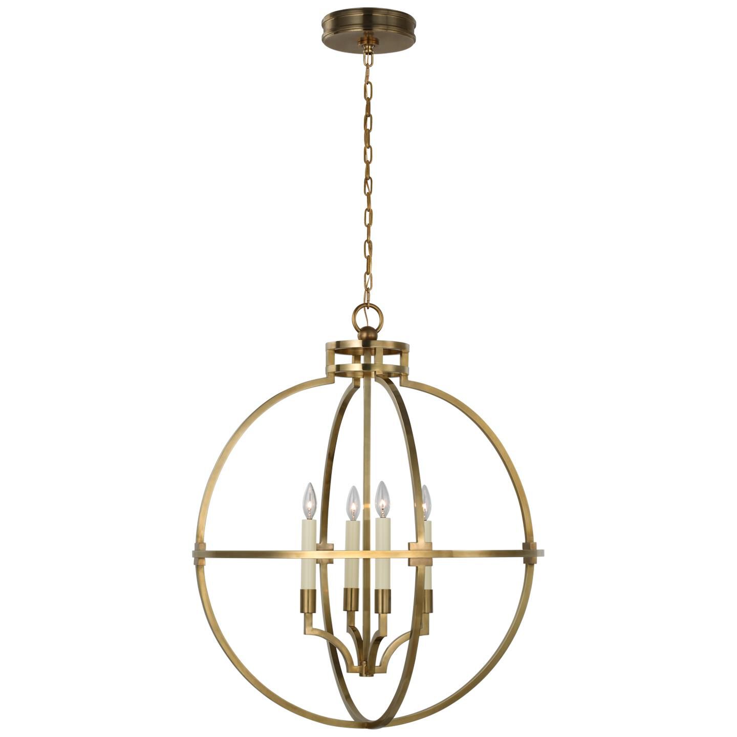 Shown in Antique-Burnished Brass finish