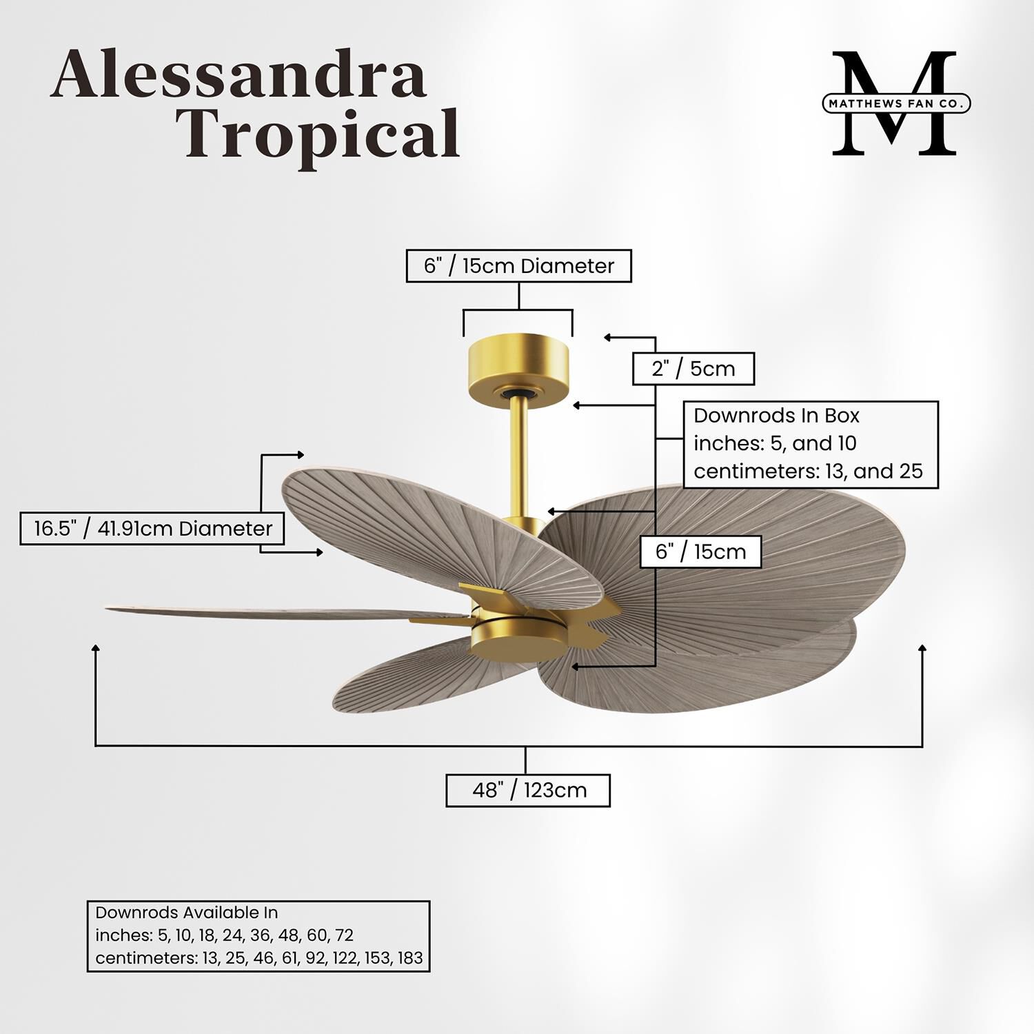 Shown in Brushed Brass finish