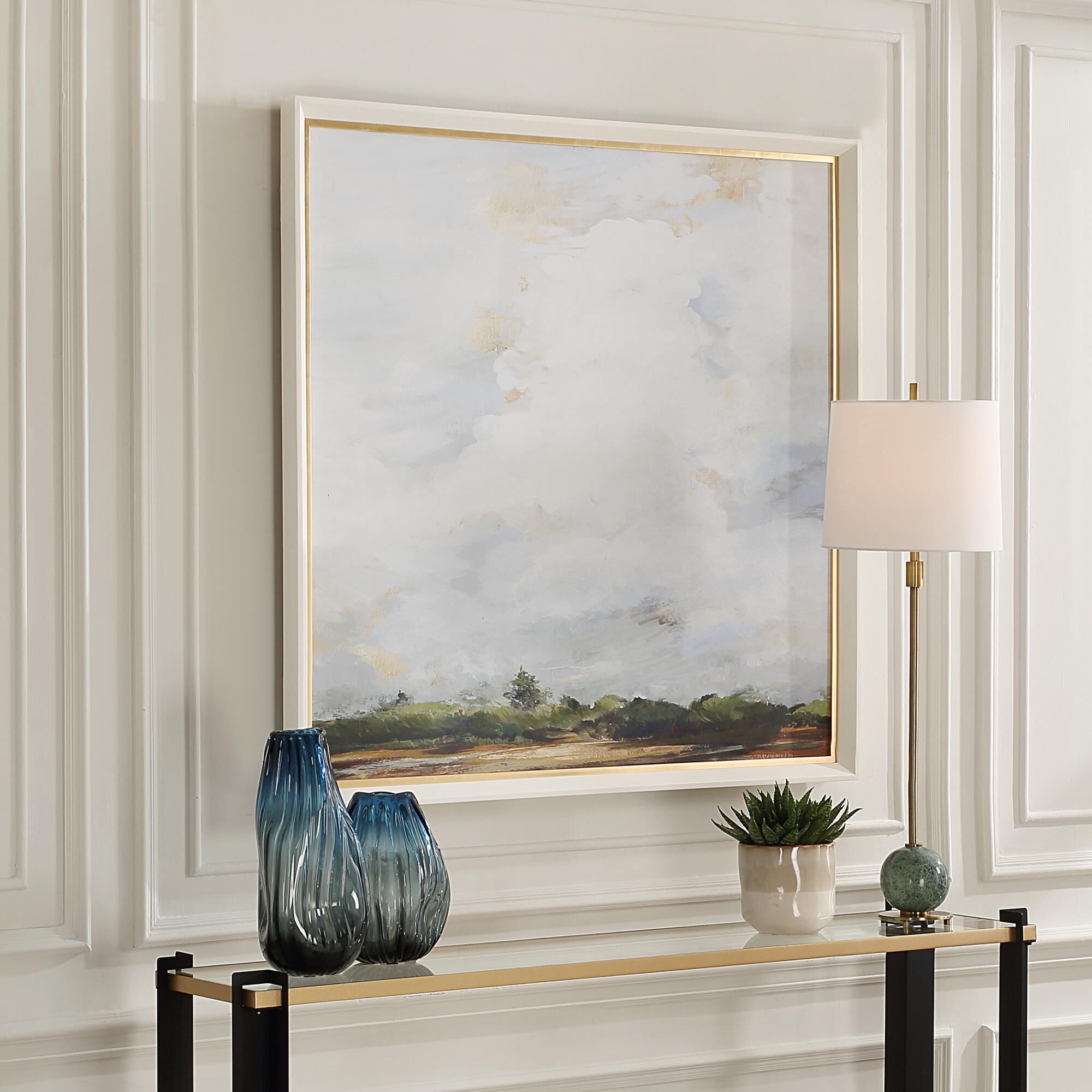 Grace Feyock Whispering Cloudscapes 46 Inch Print by Uttermost