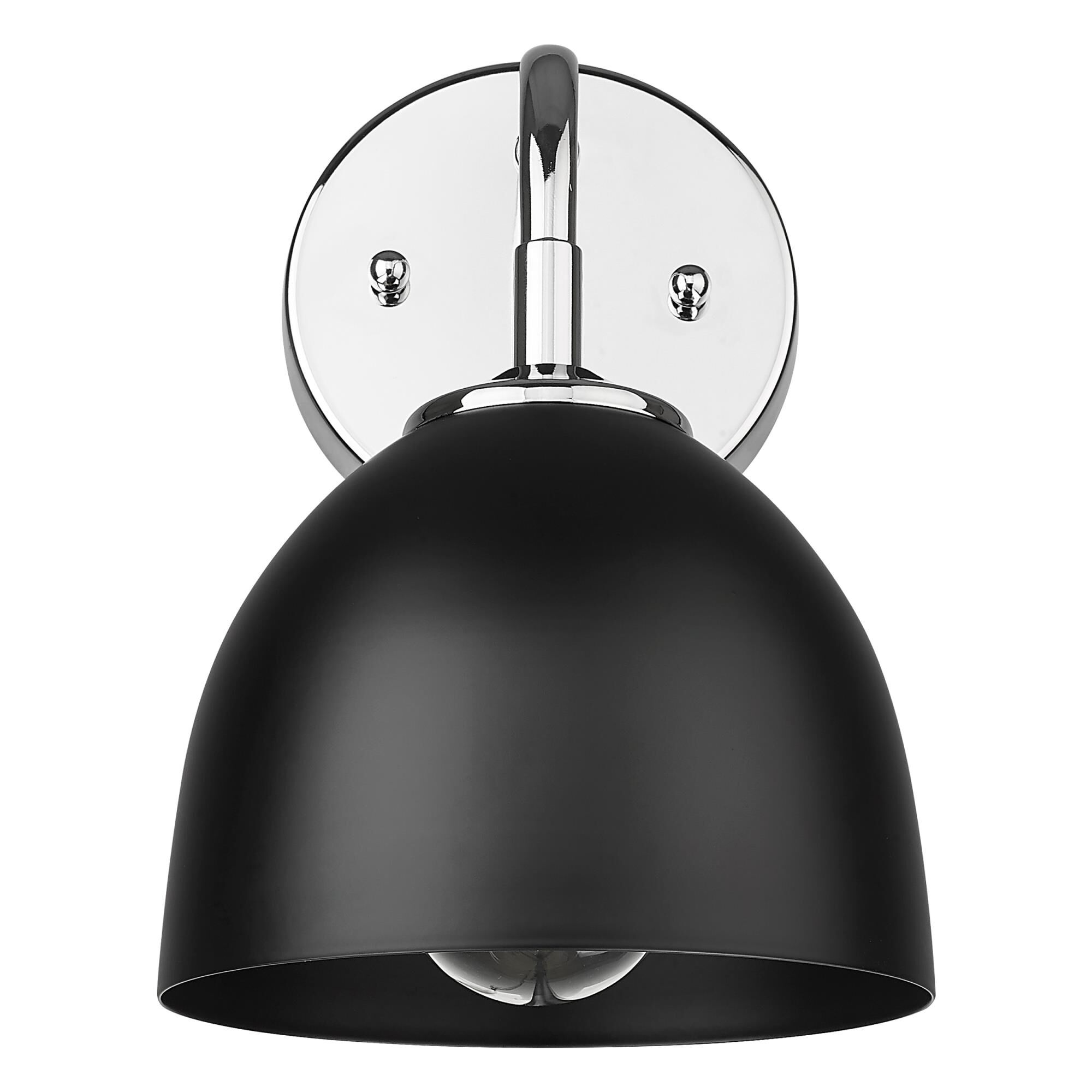 Shown in Matte Black finish and Matte Black shade