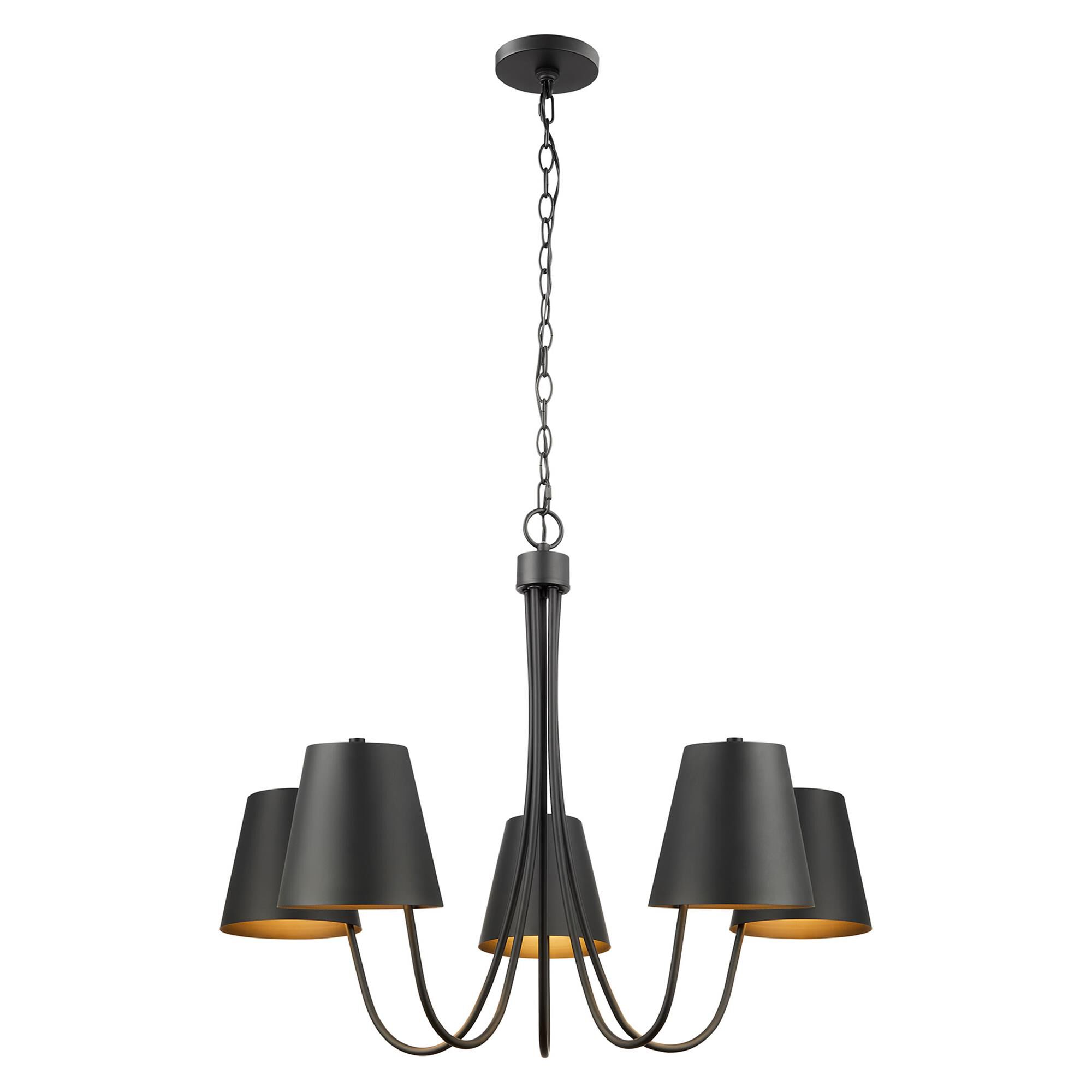Shown in Matte Black finish and Metal shade