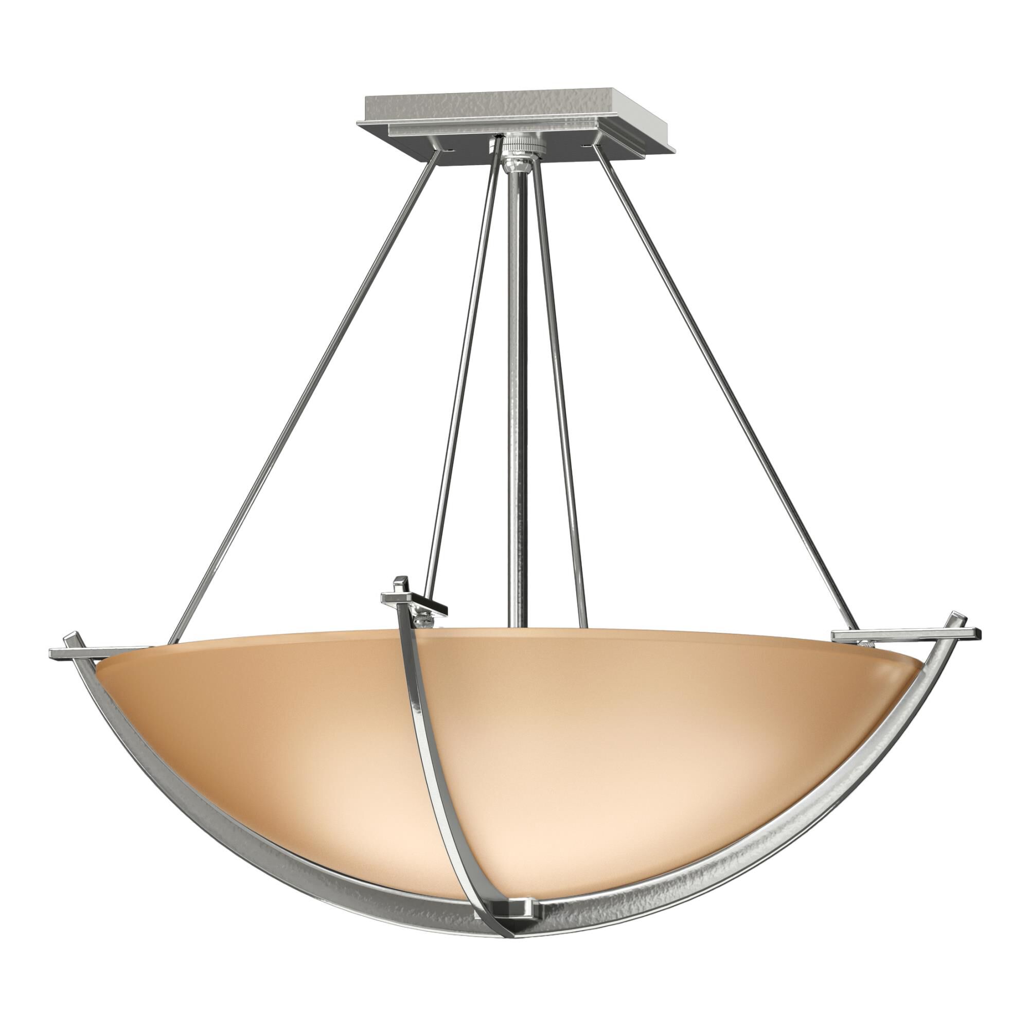 Compass 18 Inch 3 Light Semi Flush Mount by Hubbardton Forge