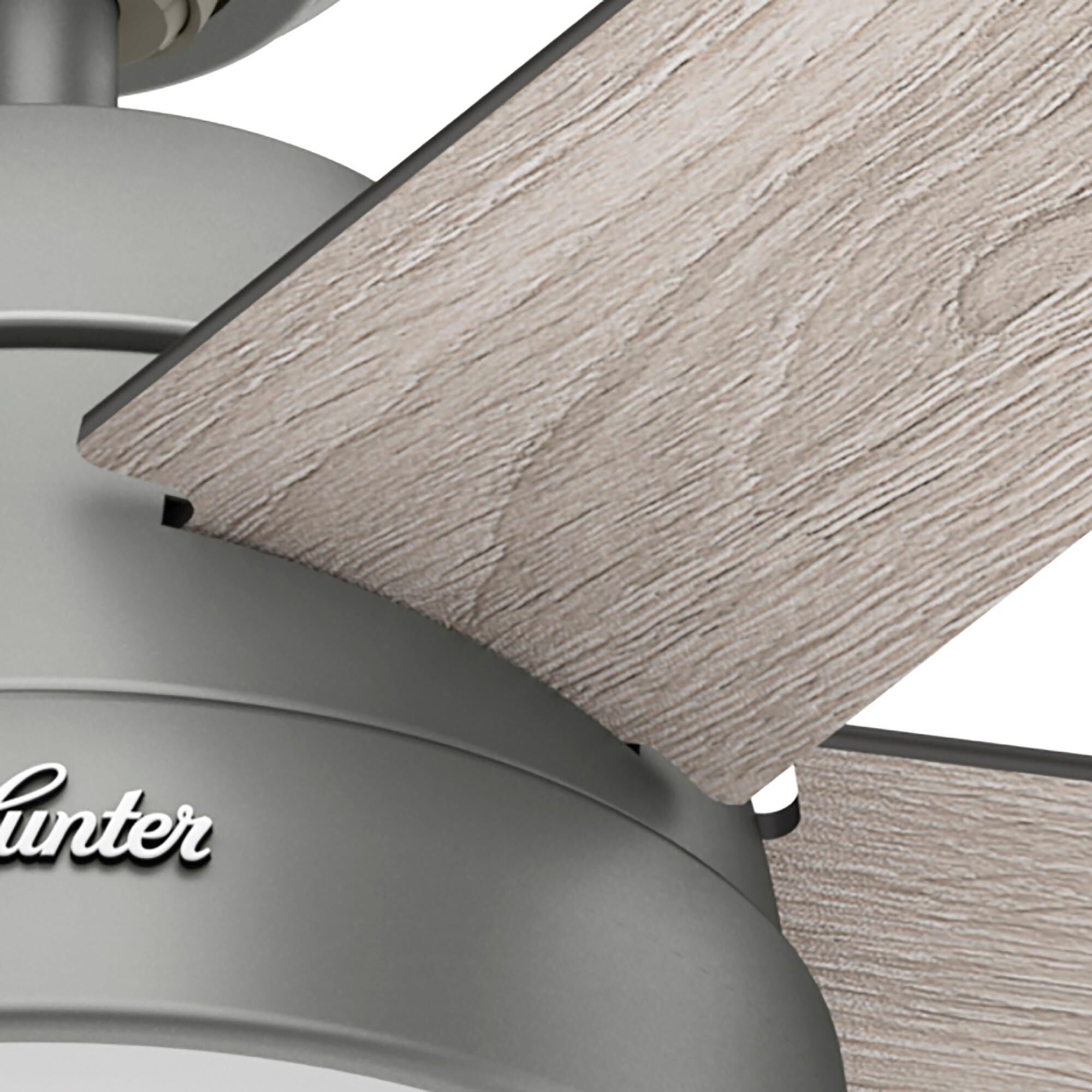 Anslee 52 Inch Ceiling Fan with Light Kit by Hunter Fan