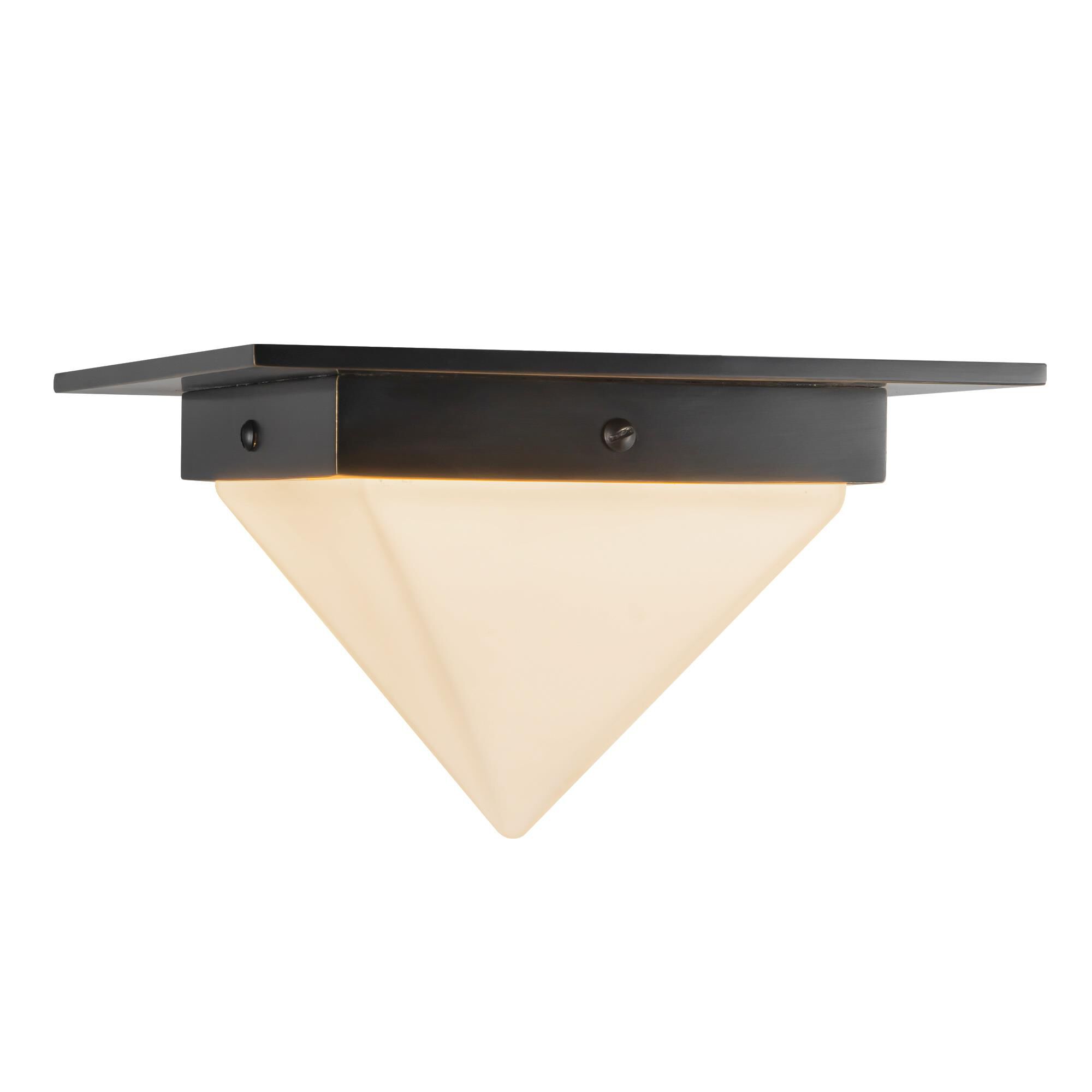 Shown in Urban Bronze finish and Matte Opal glass