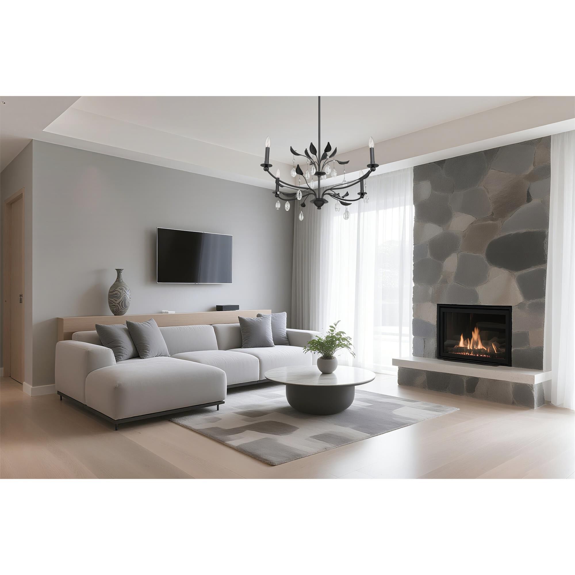 Presley 36 Inch Chandelier by Eglo Lighting
