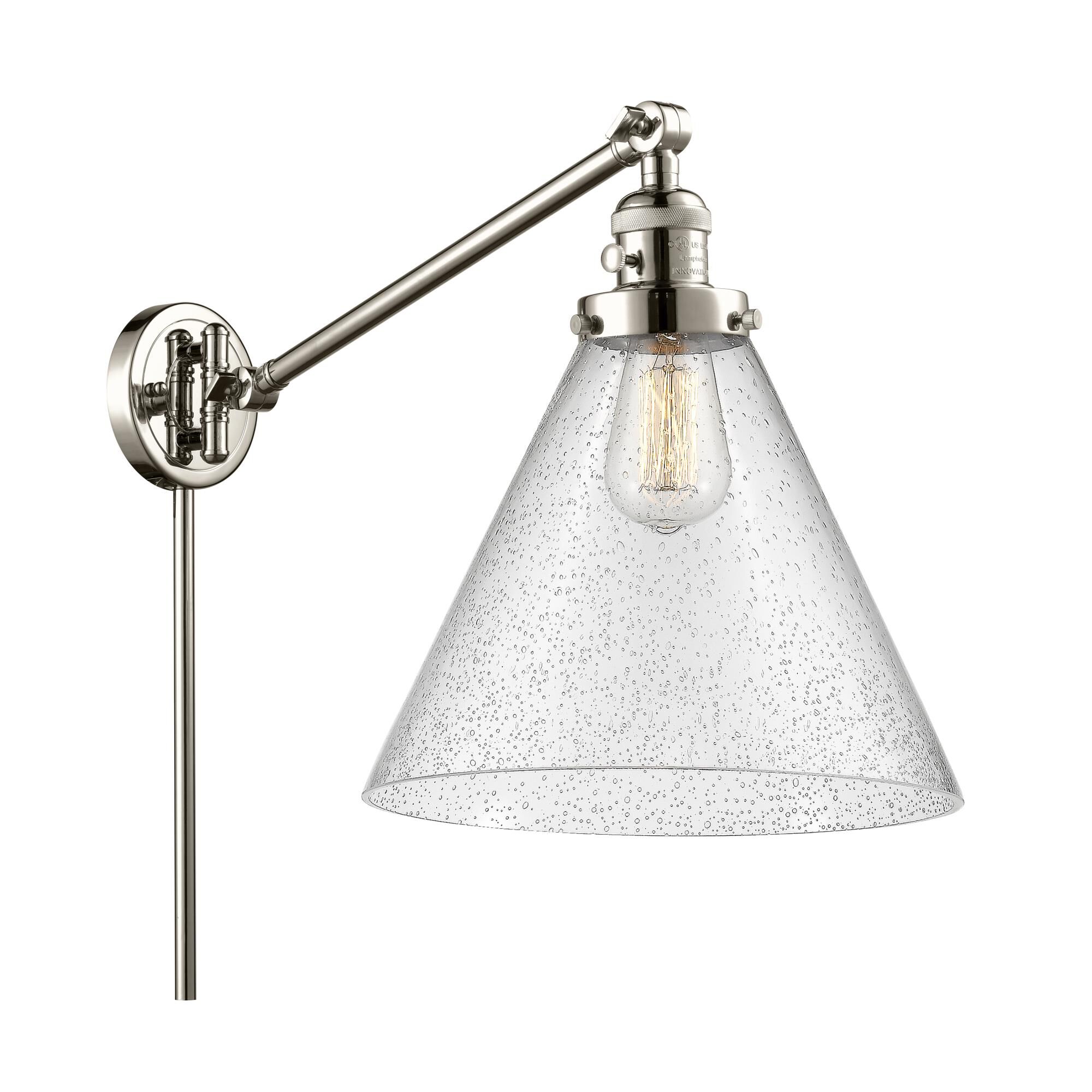 Bruno Marashlian Cone Wall Swing Lamp by Innovations Lighting