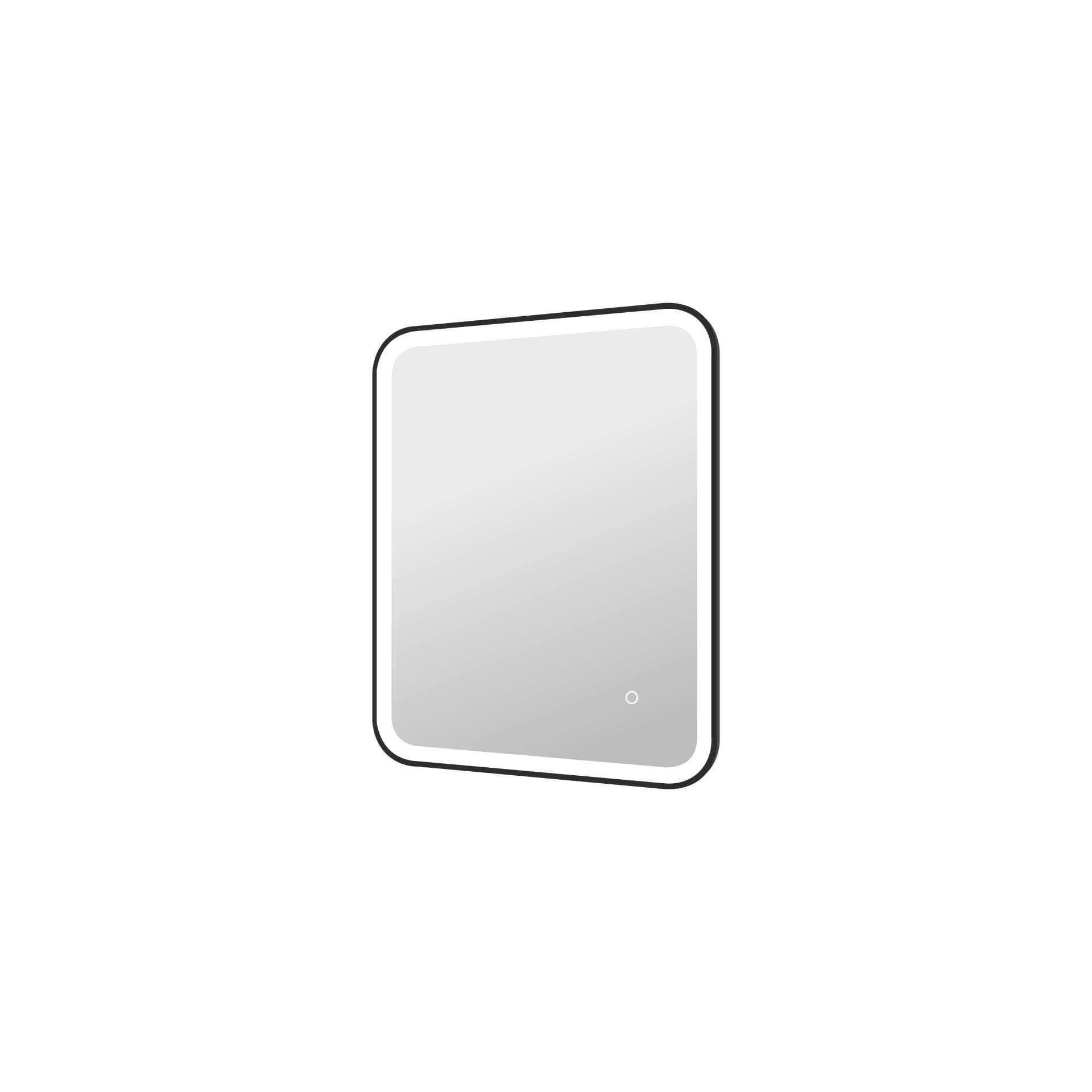 Harmoni 30 Inch Rectangular LED Lighted Mirror by Elegant Decor