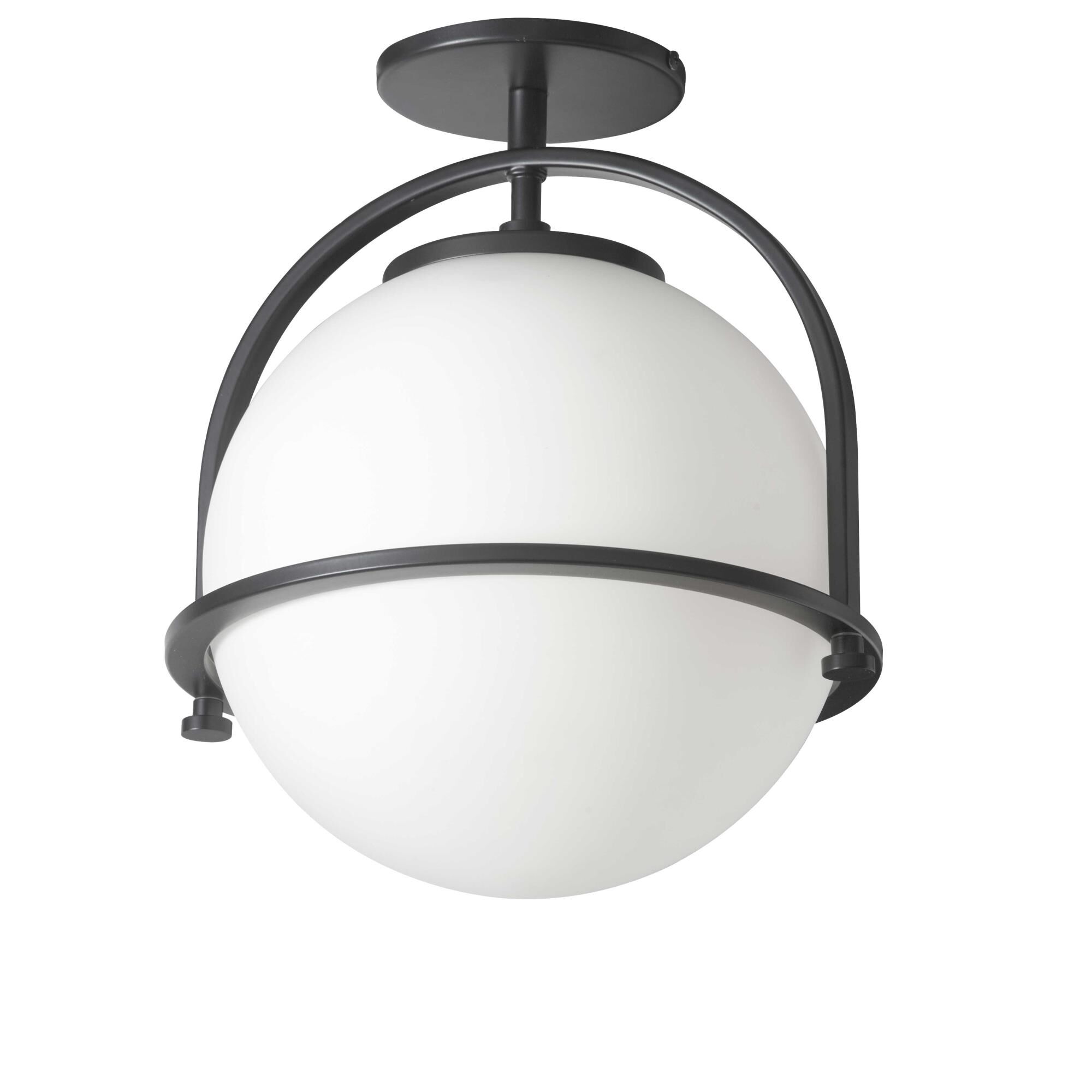 Paola 11 Inch 1 Light Semi Flush Mount by Dainolite