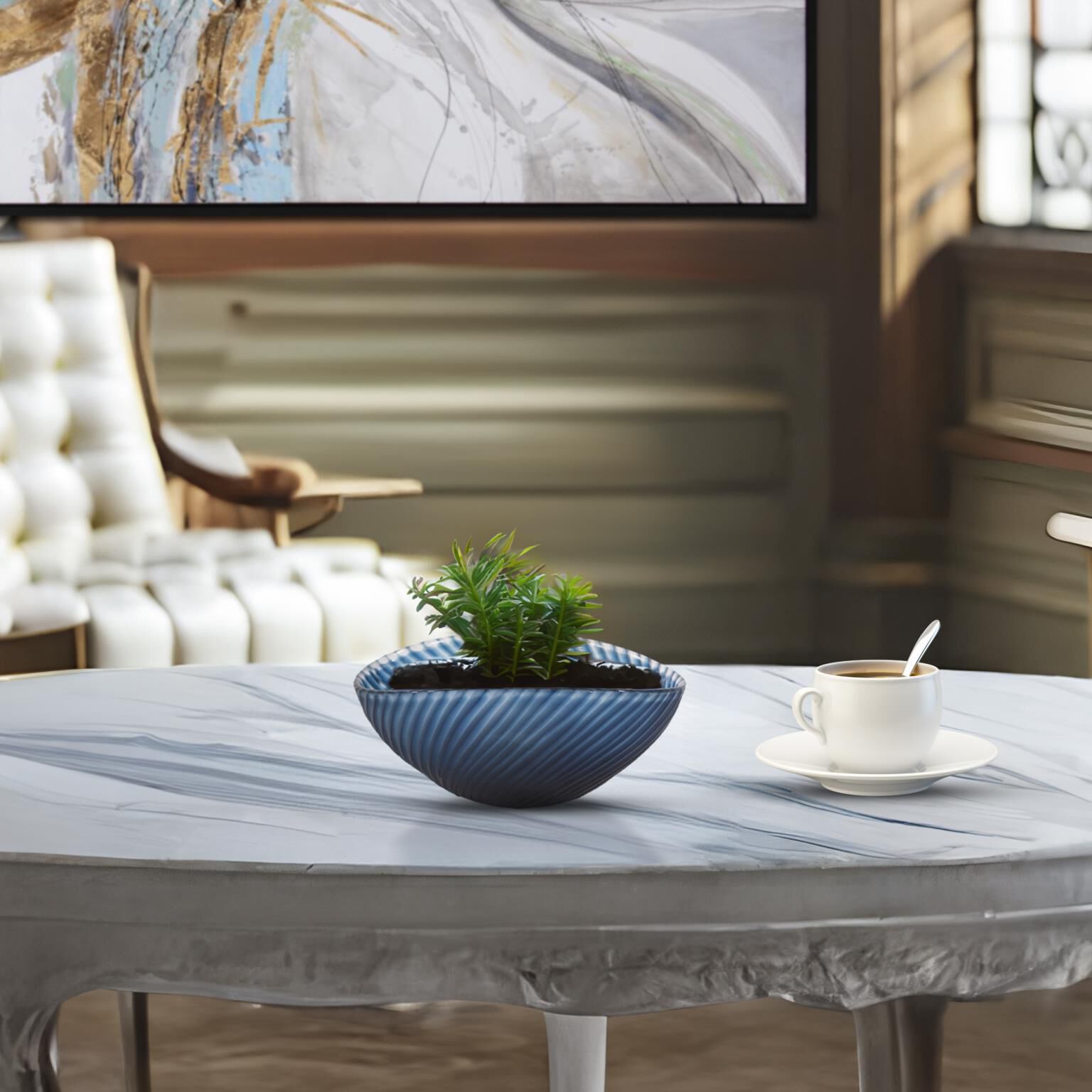 Oceanic Wave Bowl by Howard Elliott Collection