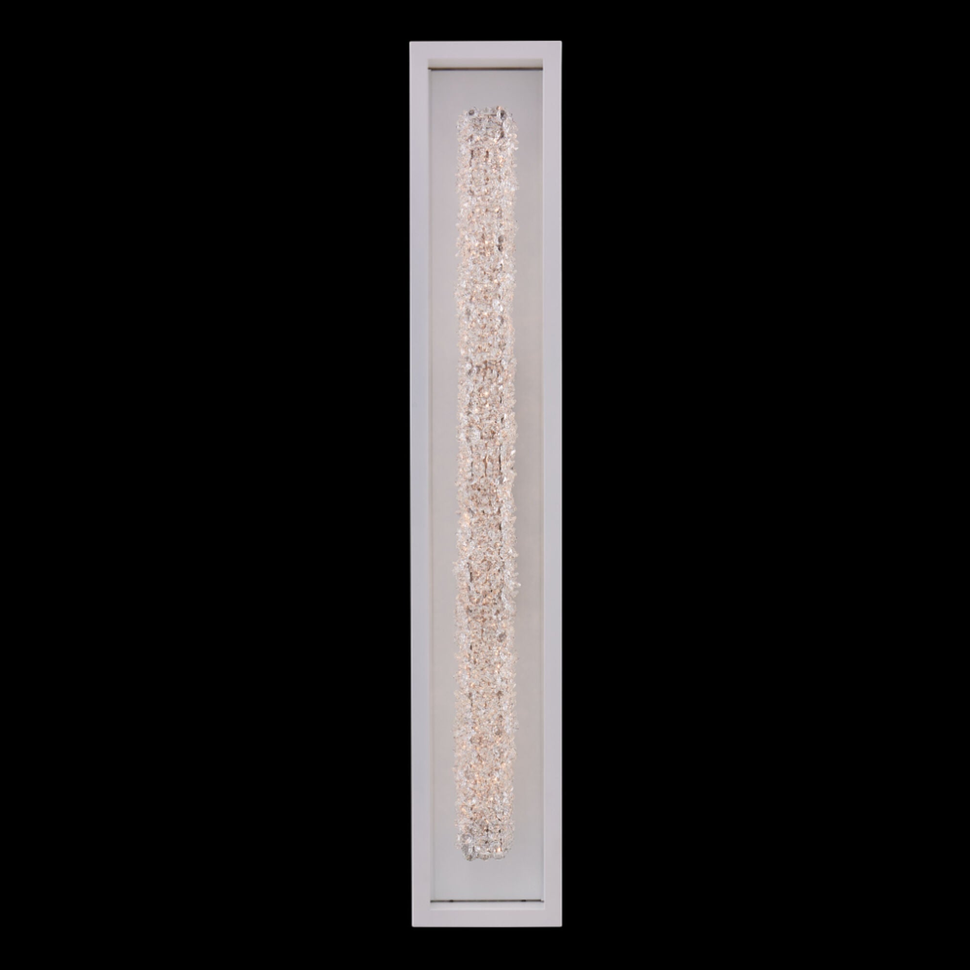Shown in Matte White finish and Firenze Clear crystal and 0 shade