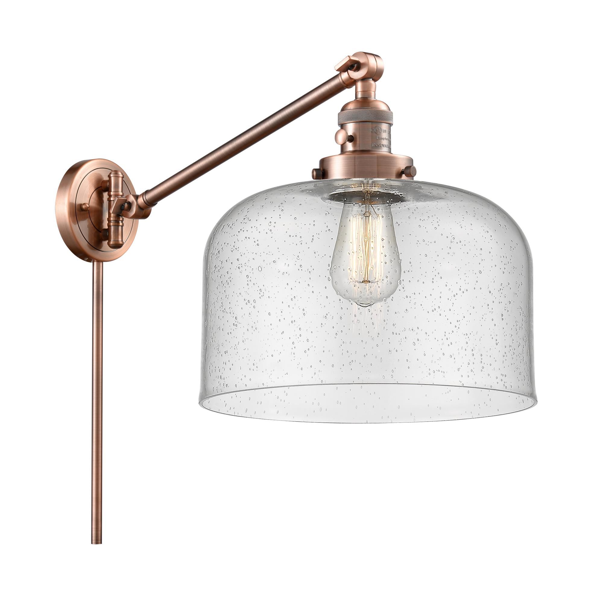Bruno Marashlian Bell Wall Swing Lamp by Innovations Lighting