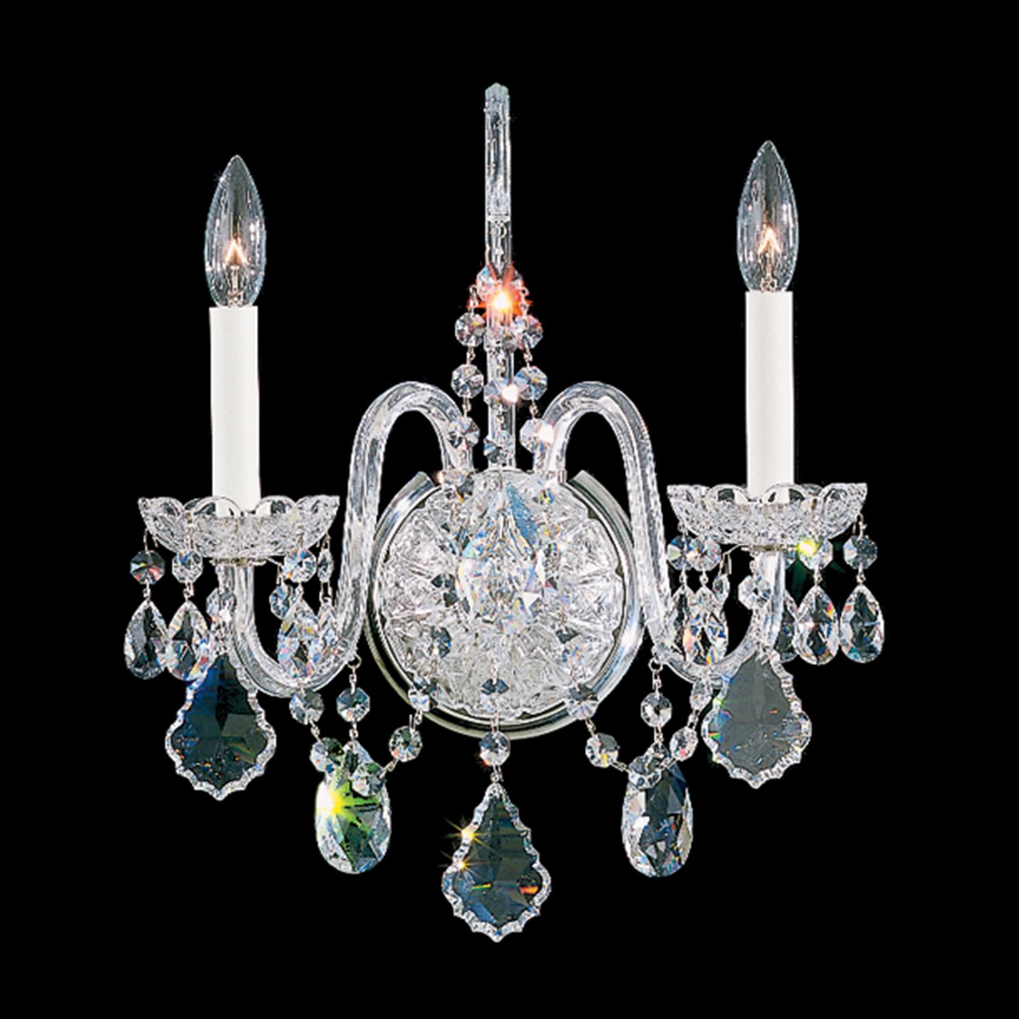 Shown in Silver finish and Clear Radiance crystal