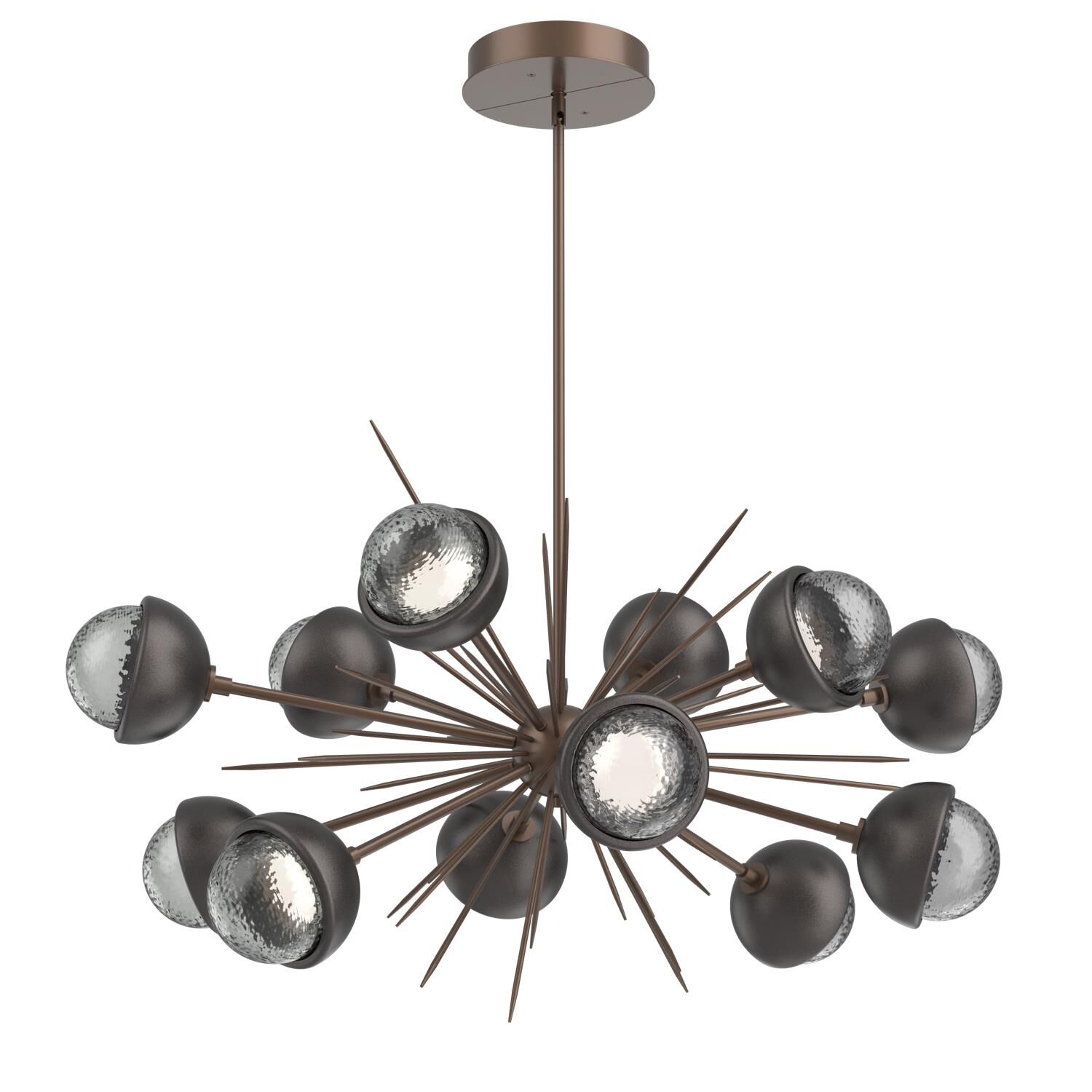 Shown in Burnished Bronze finish and Smoke glass and Graphite accent