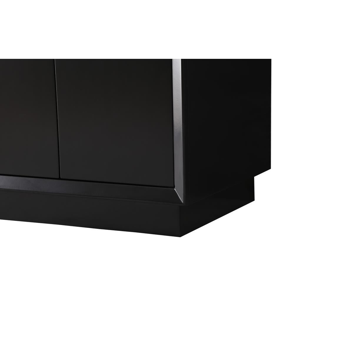 Shown in Black finish