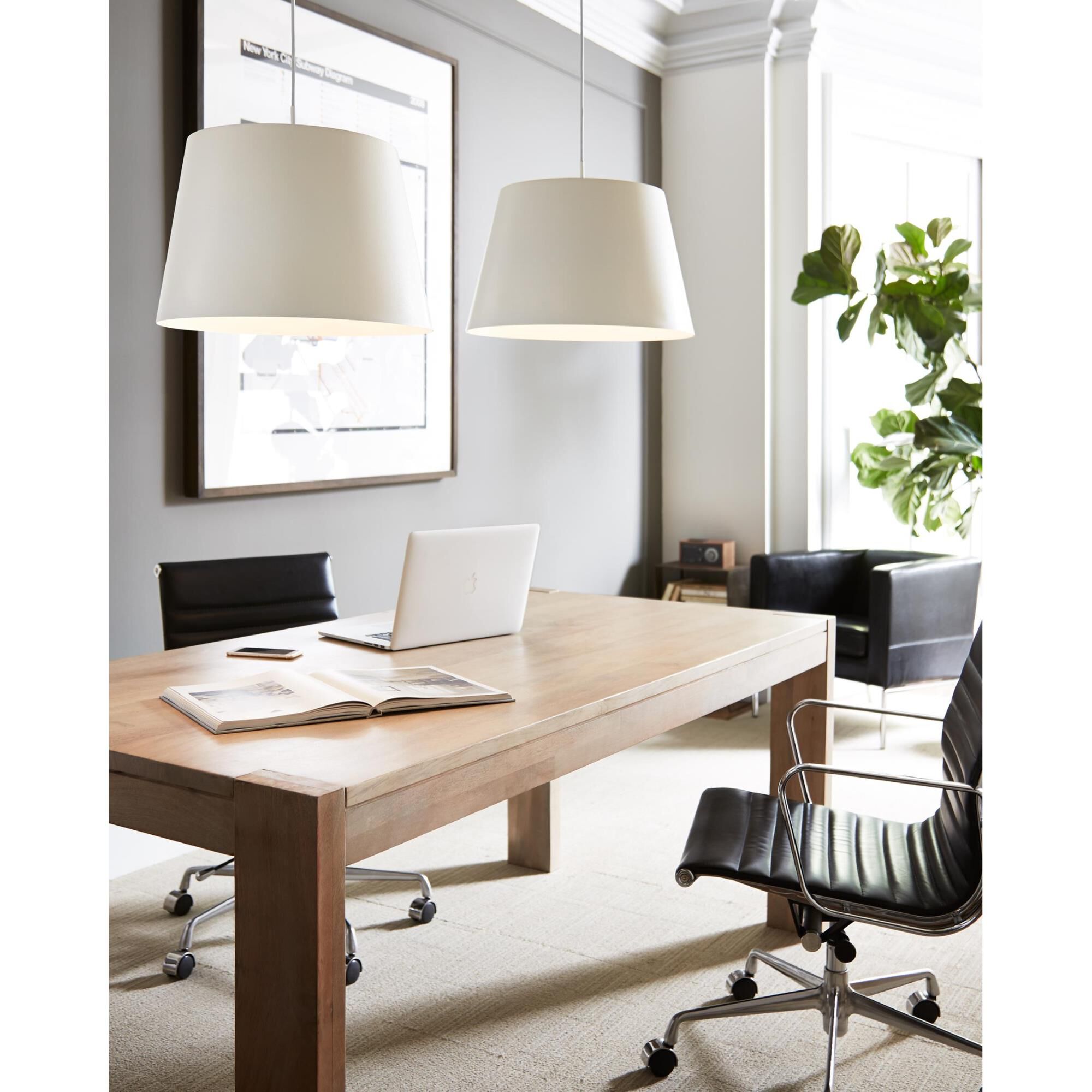 Visual Comfort Modern Collection Henley 18 Inch LED Large Pendant