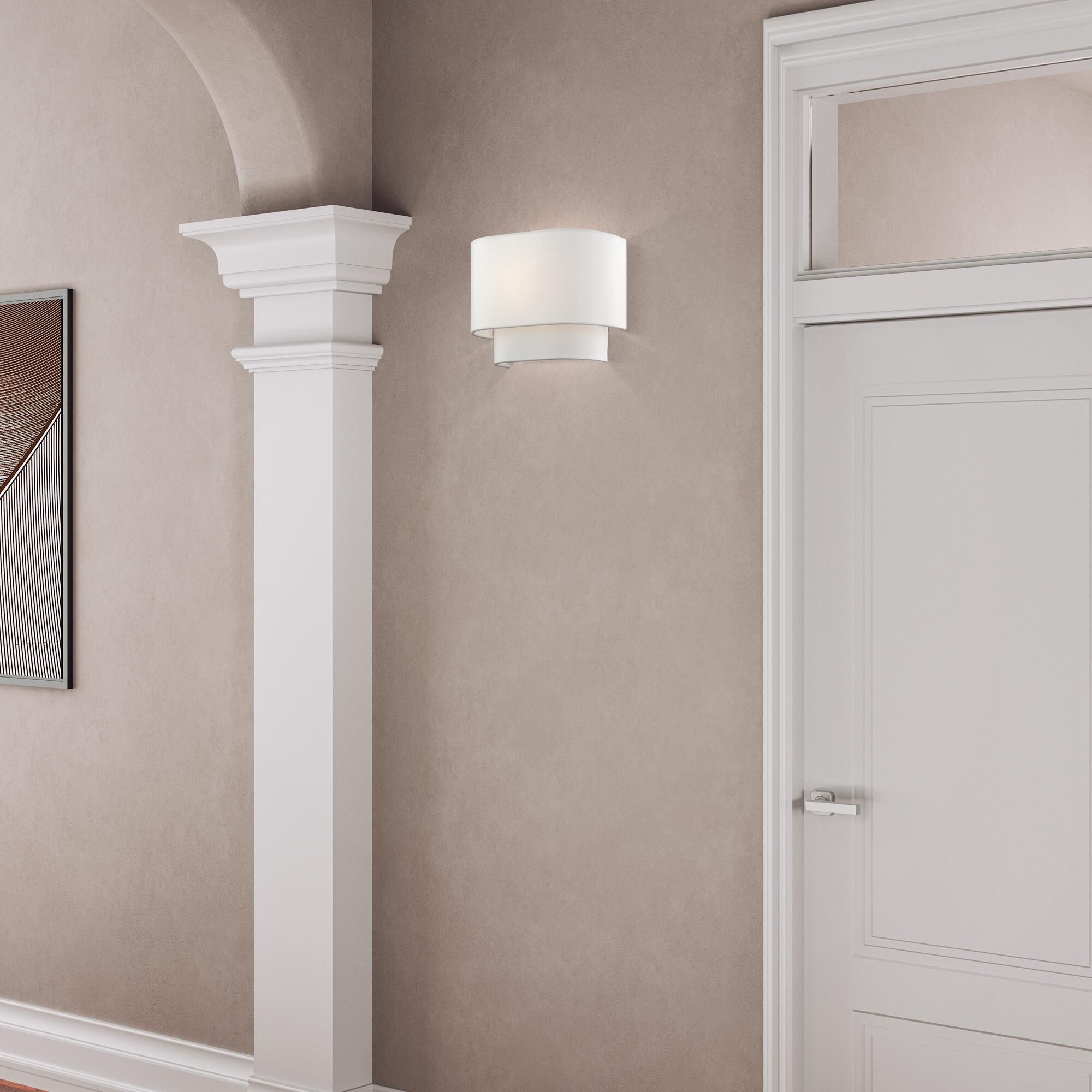 Manorwood 8 Inch Wall Sconce by Livex Lighting