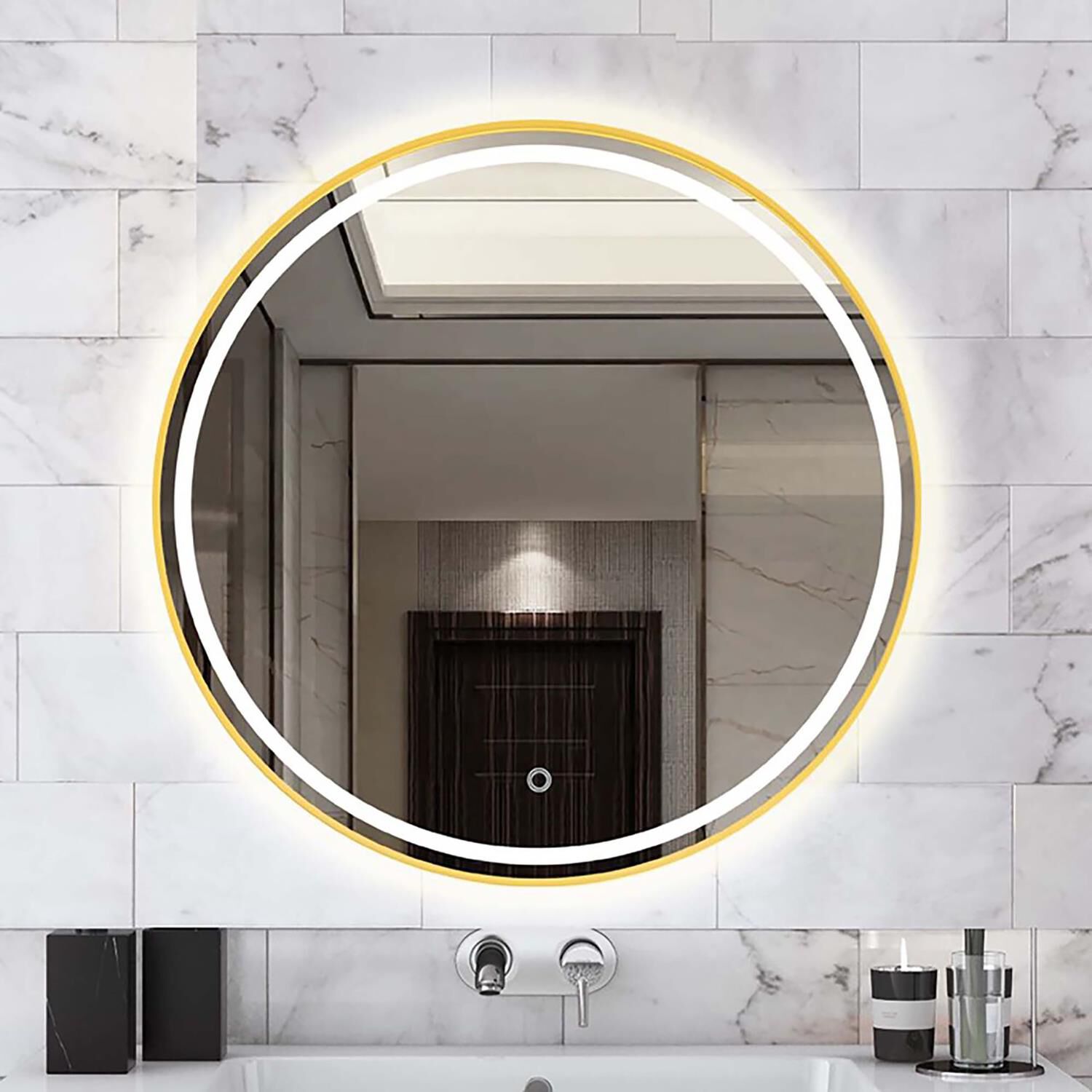 Shown in Brushed Brass finish