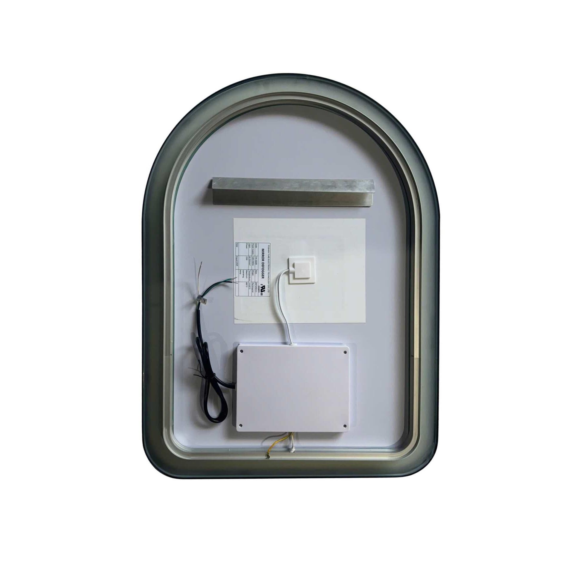 Harmoni 30 Inch Arched LED Lighted Mirror by Elegant Decor