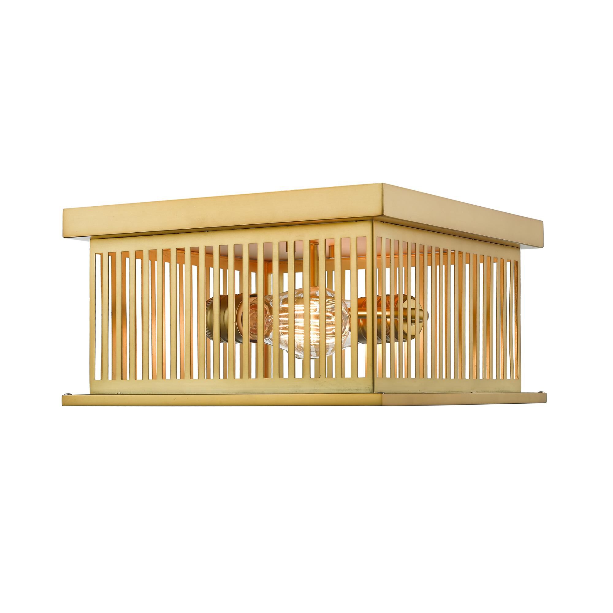 Shown in Brass finish and Steel glass and Steel shade