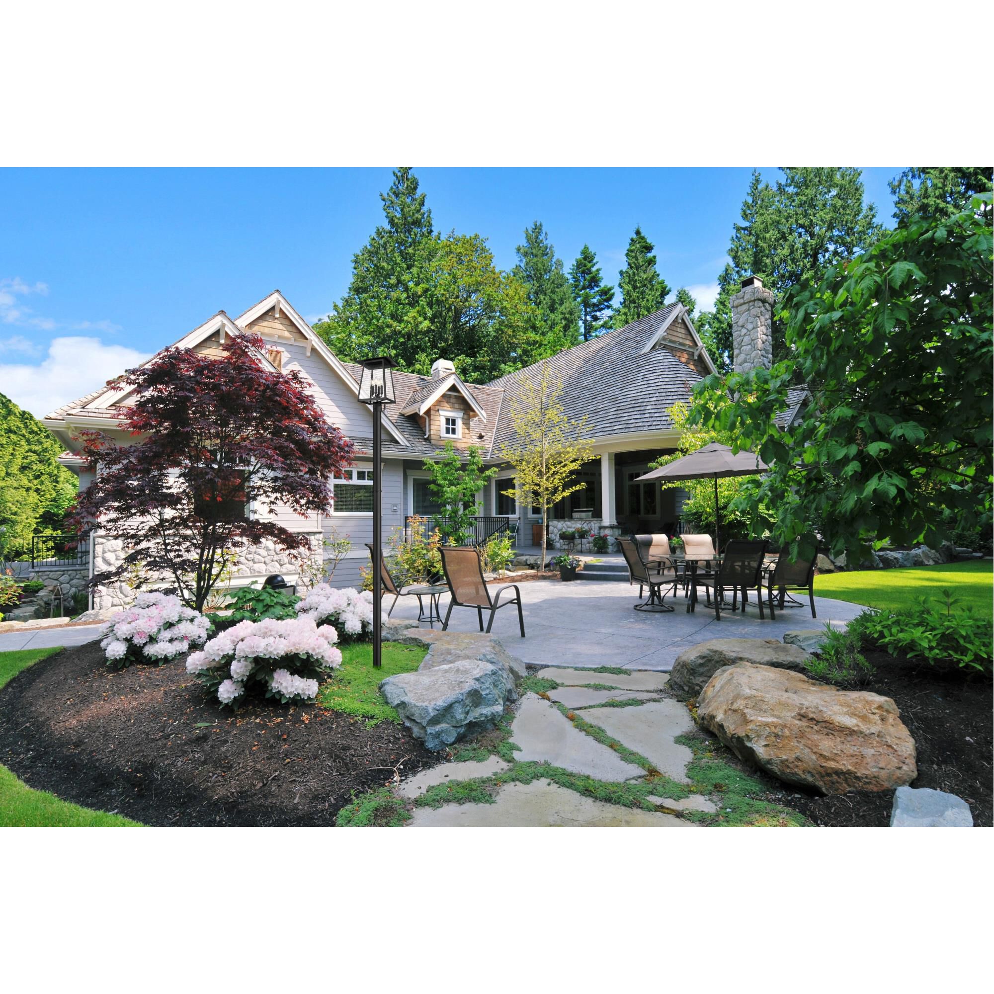 Rainer 118 Inch Outdoor Post Lamp by Z Lite