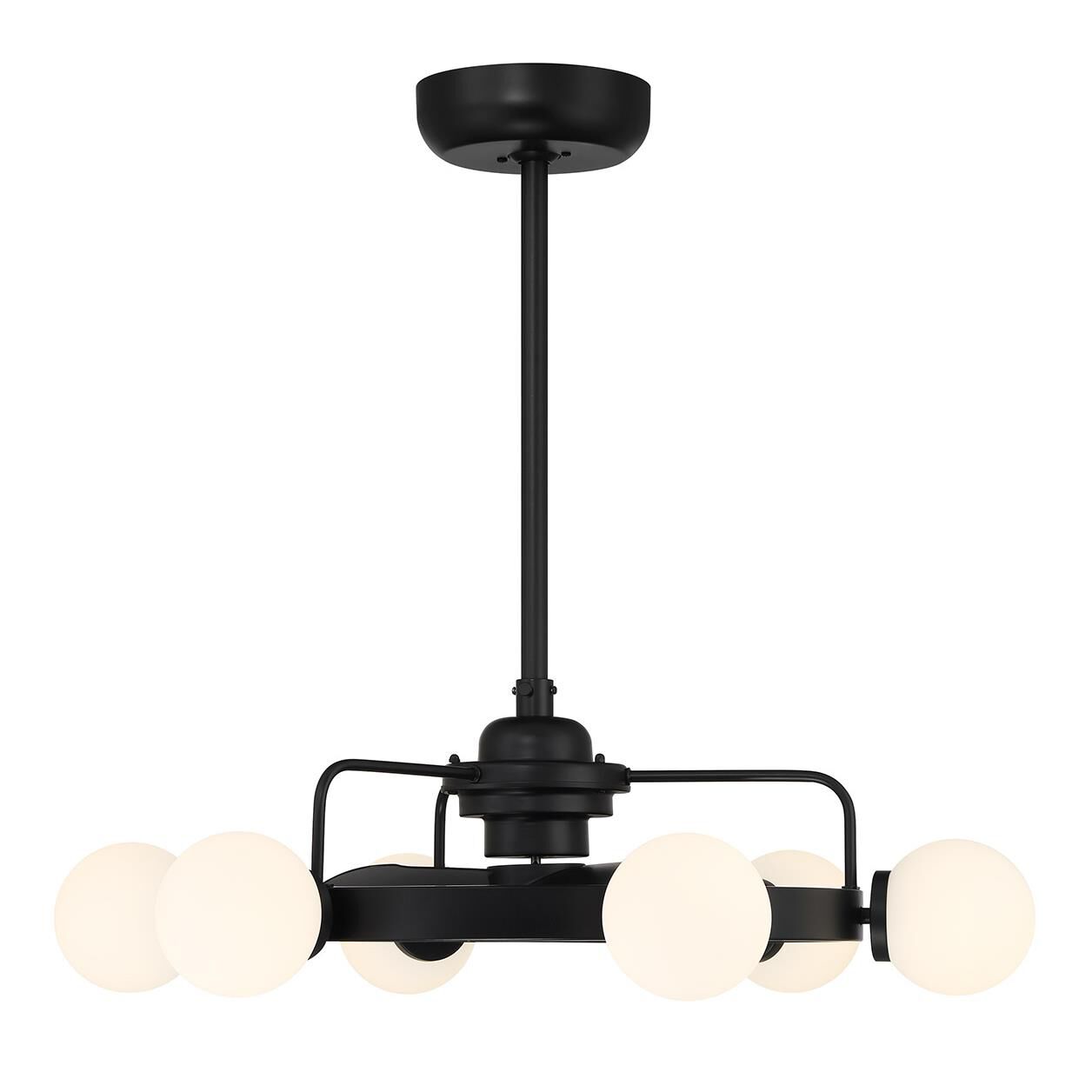 Shown in Matte Black finish and Opal glass