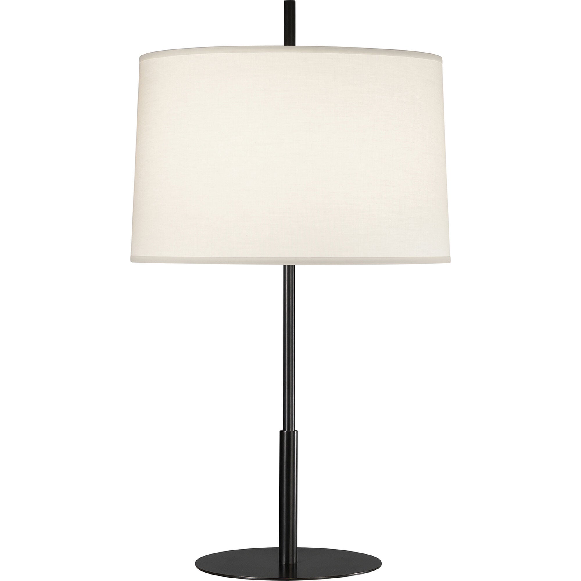 Shown in Deep Patina Bronze finish and Fondine Fabric shade