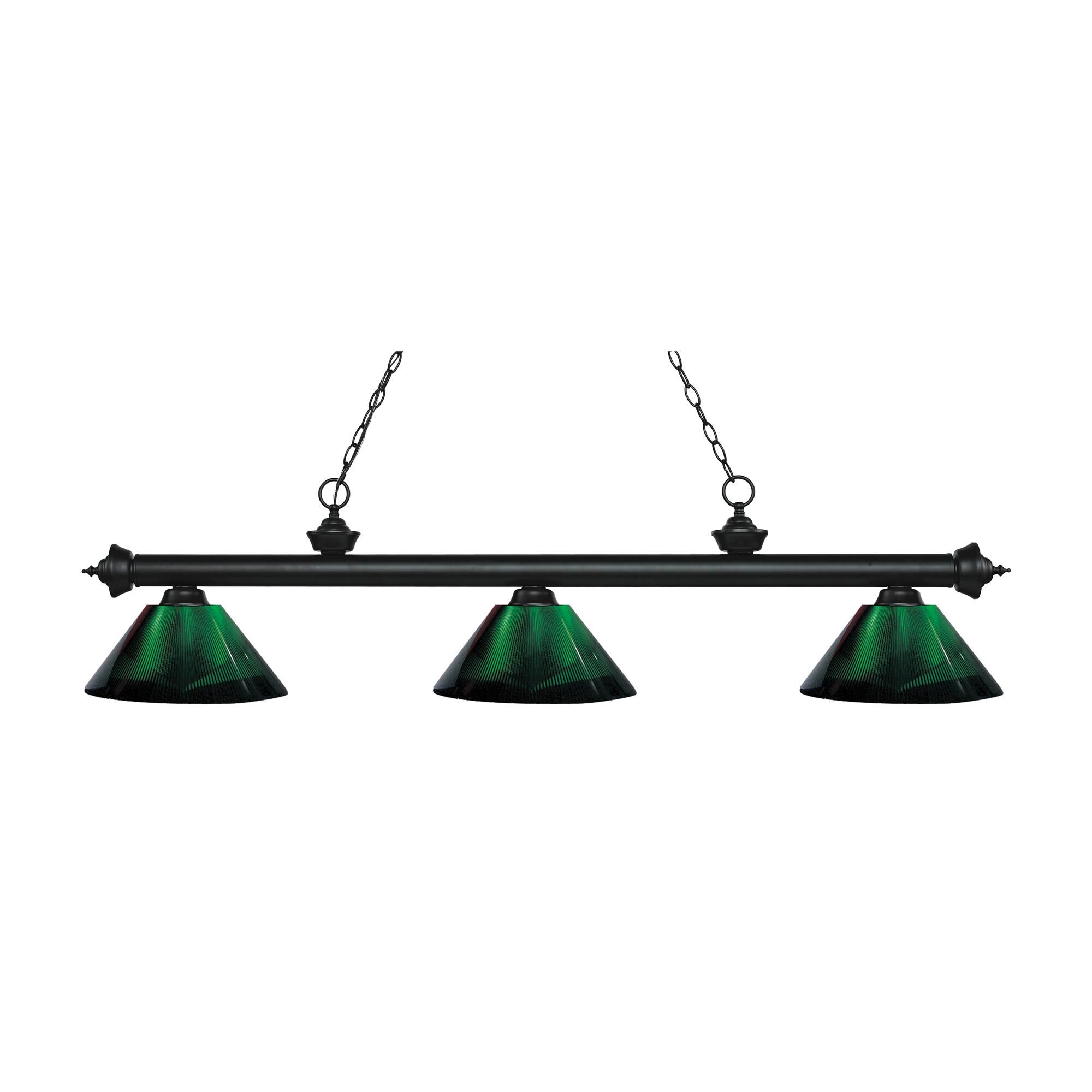 Shown in Matte Black finish and Acrylic glass and Acrylic shade