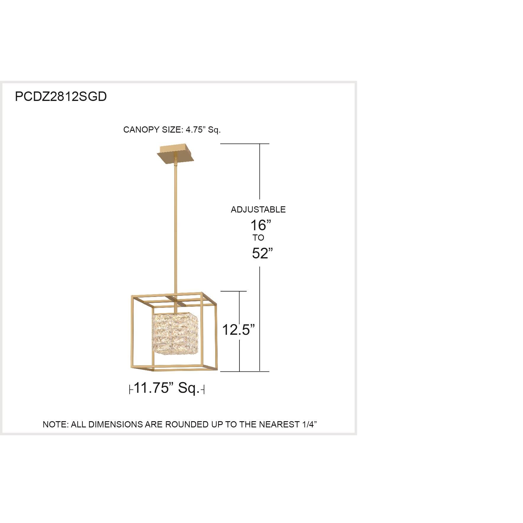 Dazzle Mini Pendant by Quoizel