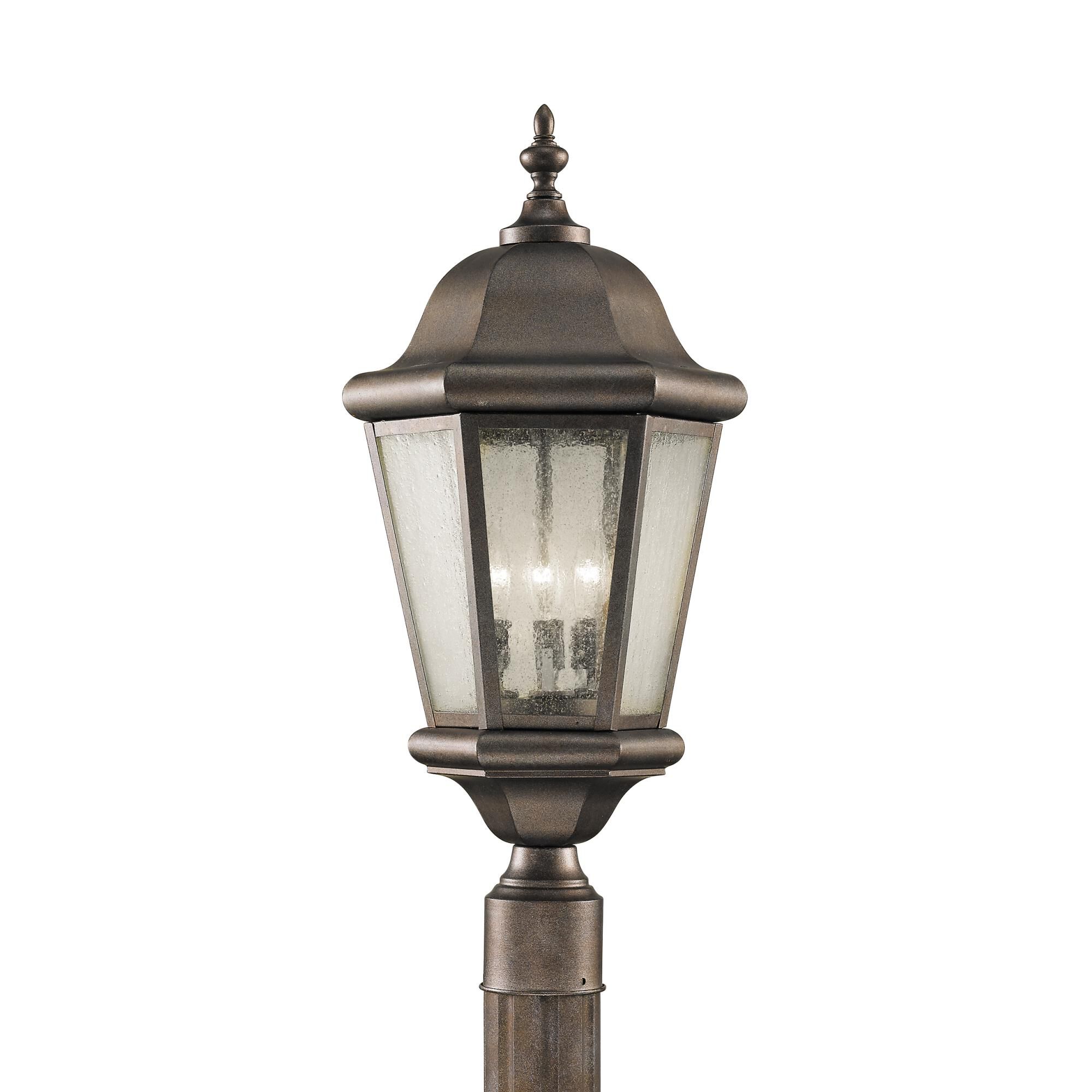 Martinsville 22 Inch Tall 3 Light Outdoor Post Lamp by Generation Lighting
