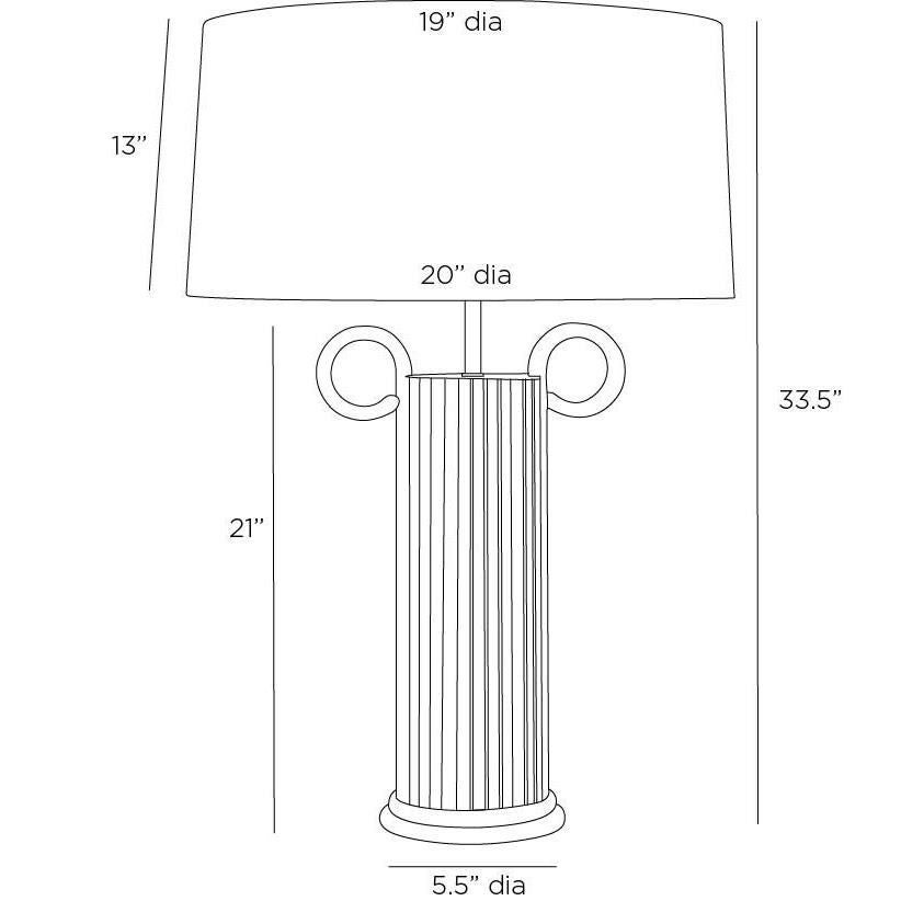 Eros 30 Inch Table Lamp by Arteriors Home