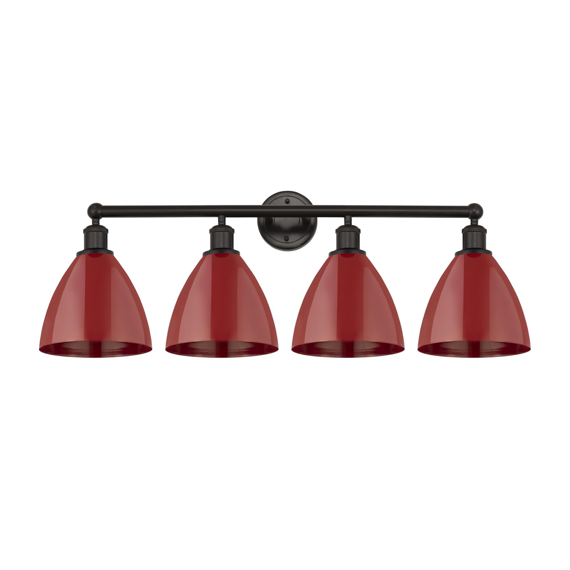 Bruno Marashlian Plymouth Dome 34 Inch 4 Light Bath Vanity Light by Innovations Lighting
