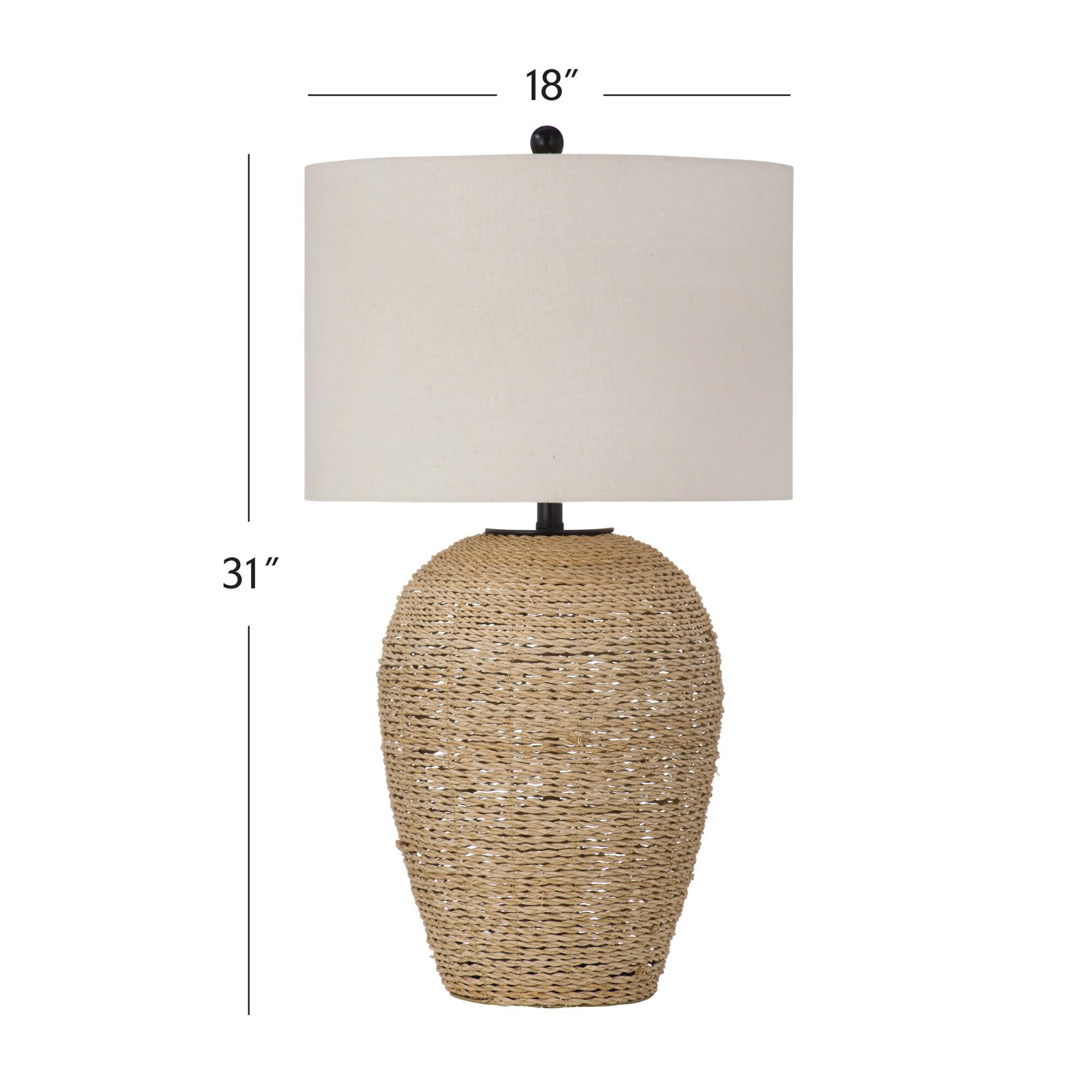 Shown in Natural finish and Beige shade