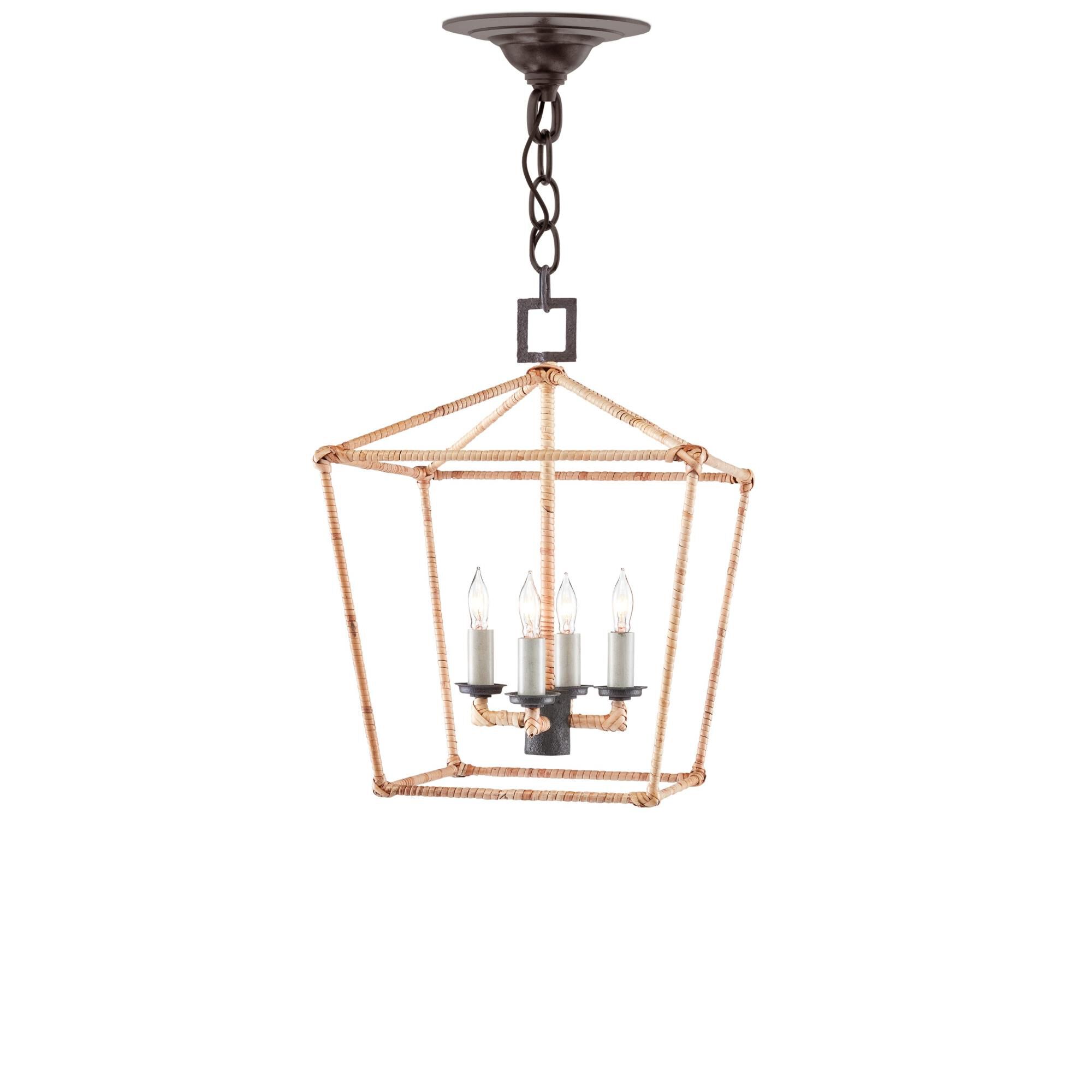 Denison 12 Inch Cage Pendant by Currey and Company