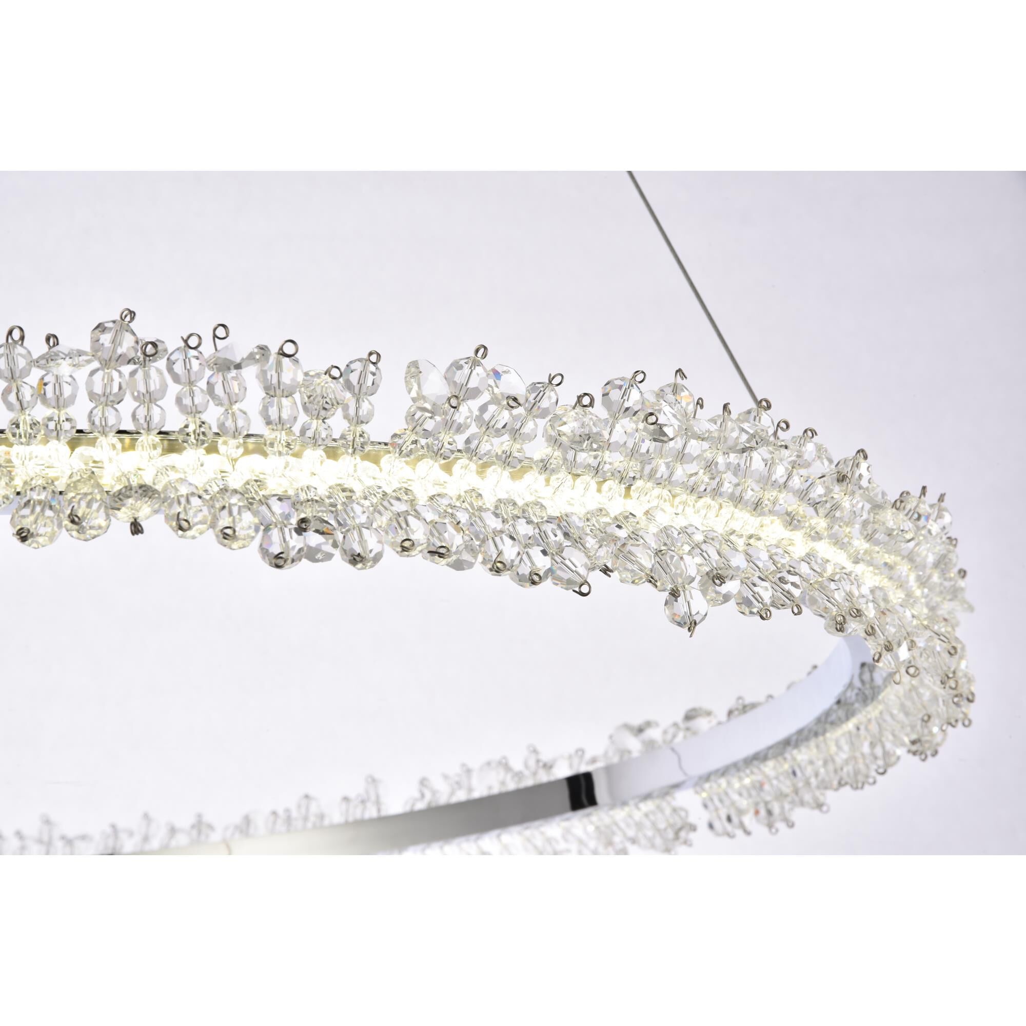Elegant Lighting Laurel 33 Inch LED Chandelier