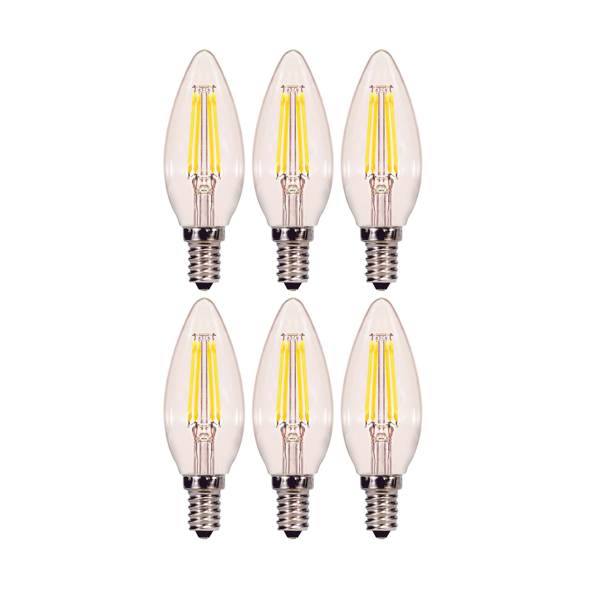 Dimmable 4.5 Watt 2700K B10 LED Light Bulb,