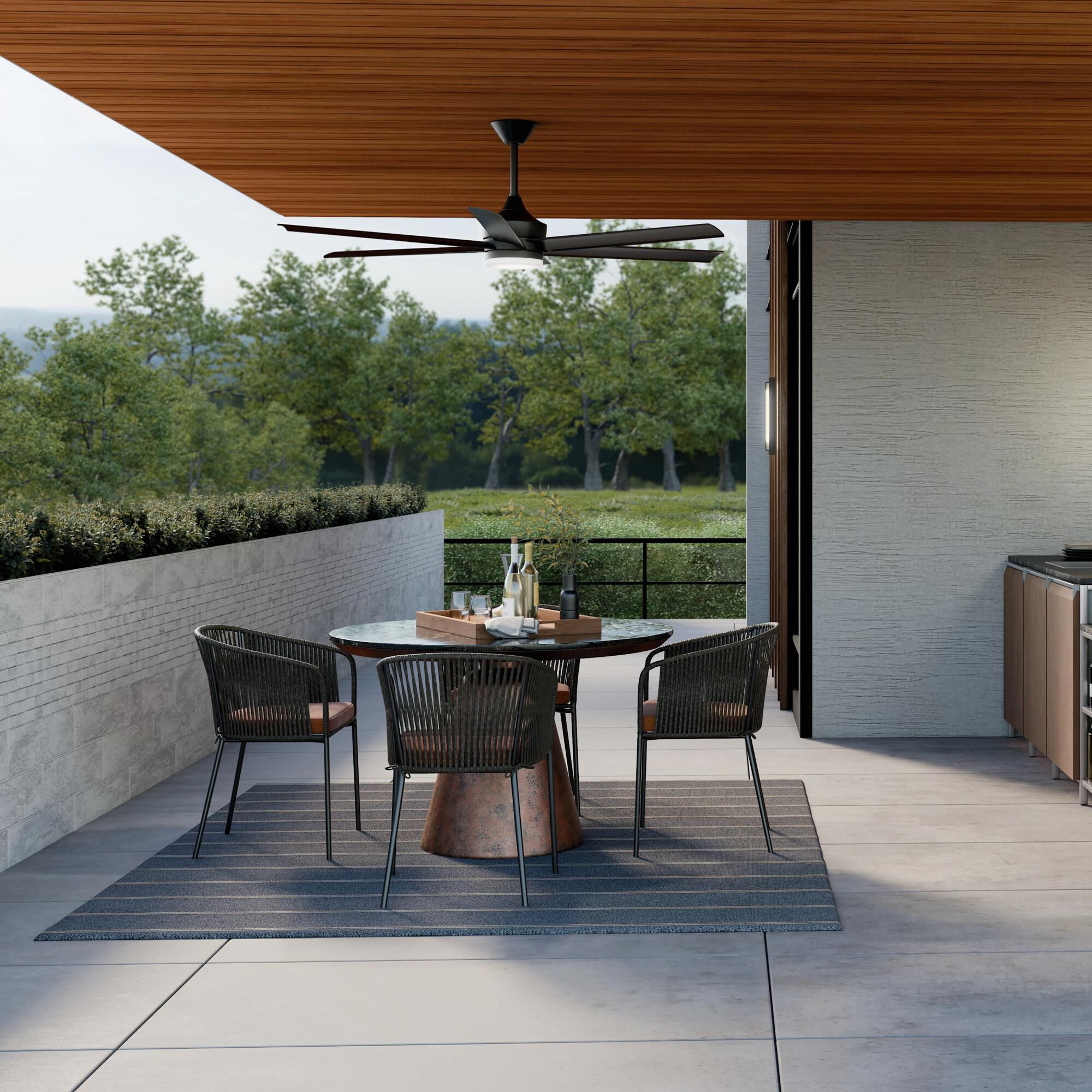 Shown in Matte Black finish and Clear Polycarbonate with Inside Frosted Acrylic glass