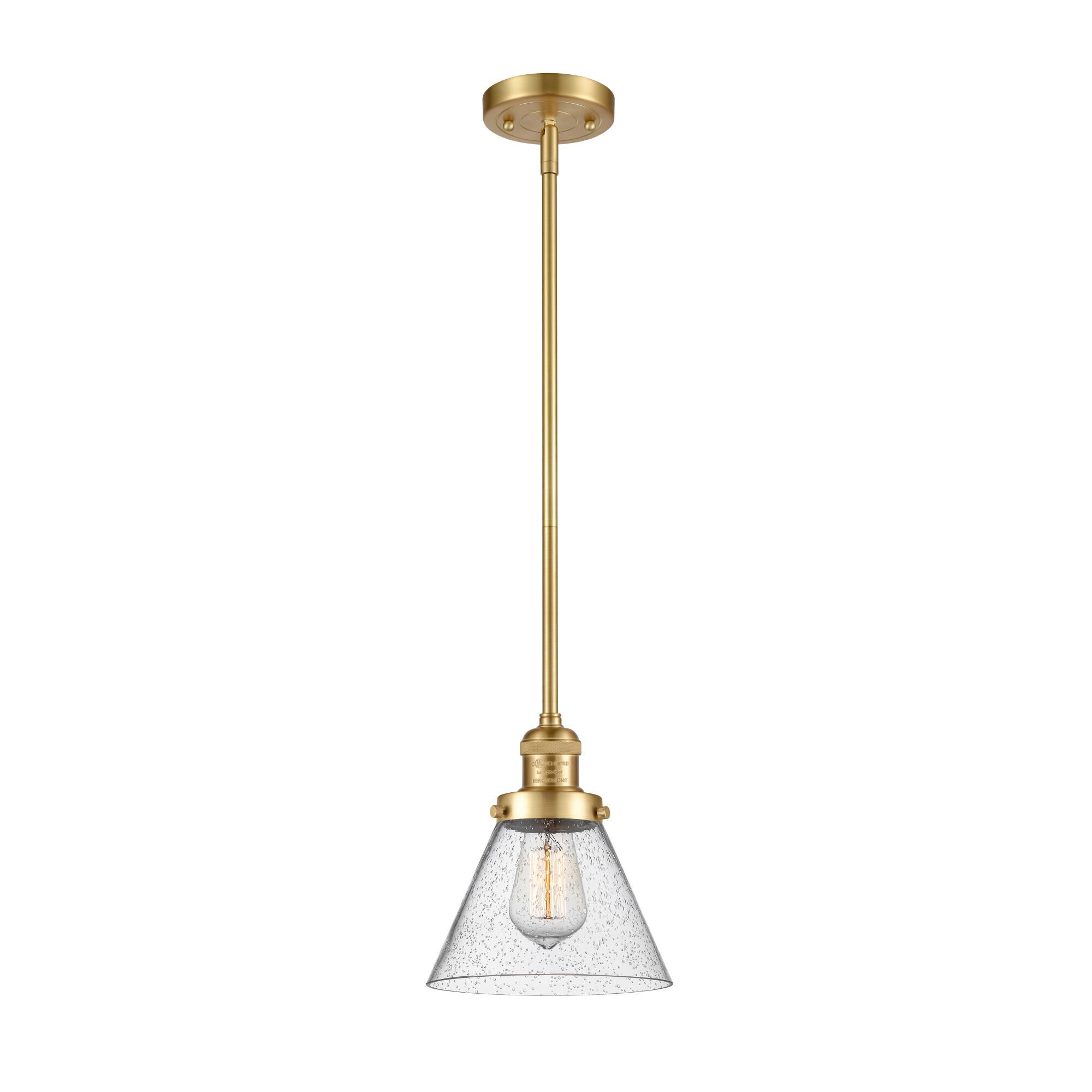 Bruno Marashlian Large Cone 8 Inch Mini Pendant by Innovations Lighting