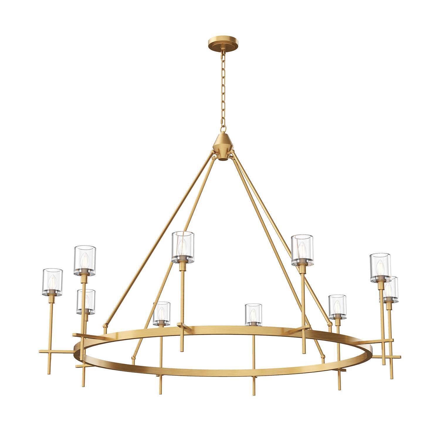 Salita 10 Light Chandelier by Alora Lighting