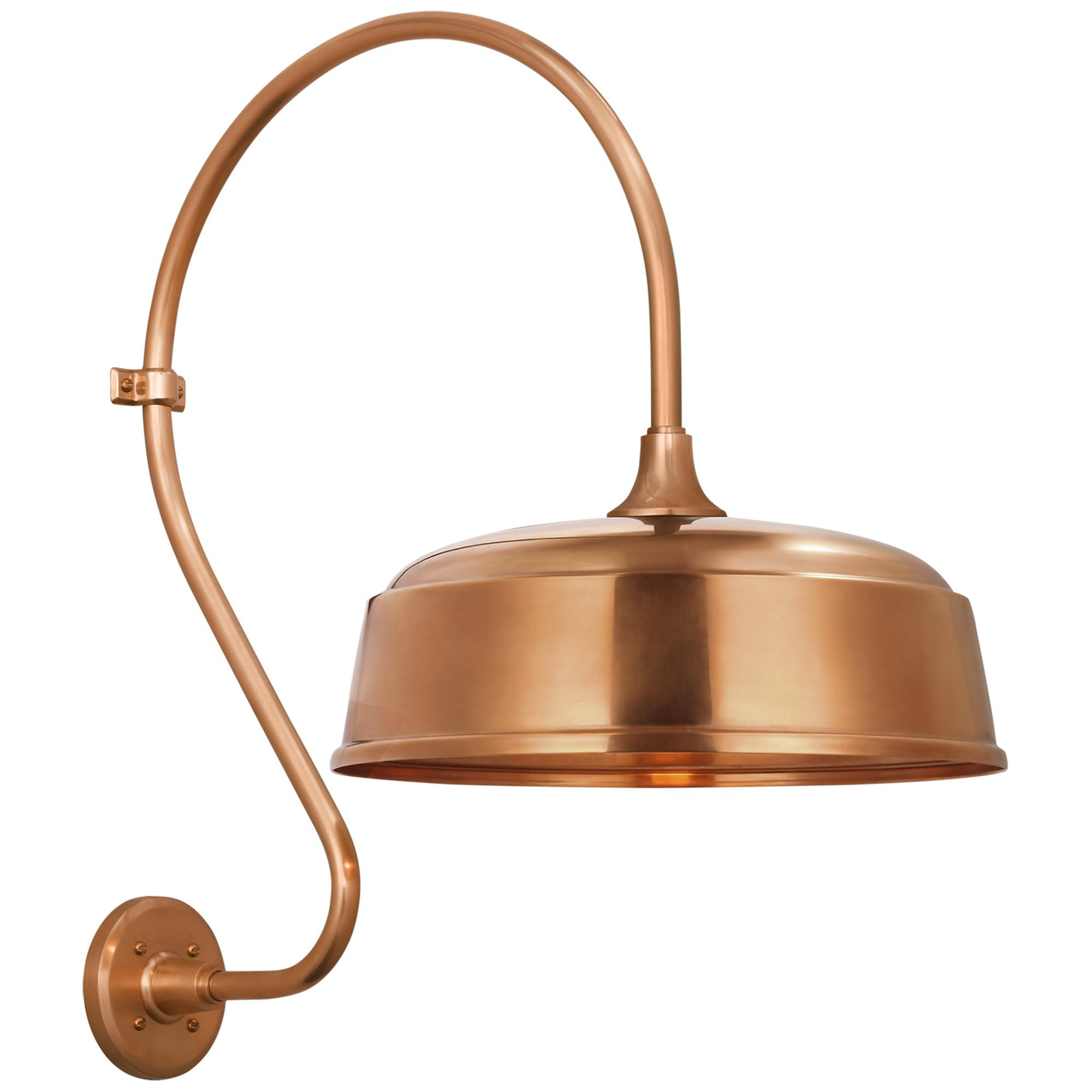 Shown in Soft Copper finish and Copper shade