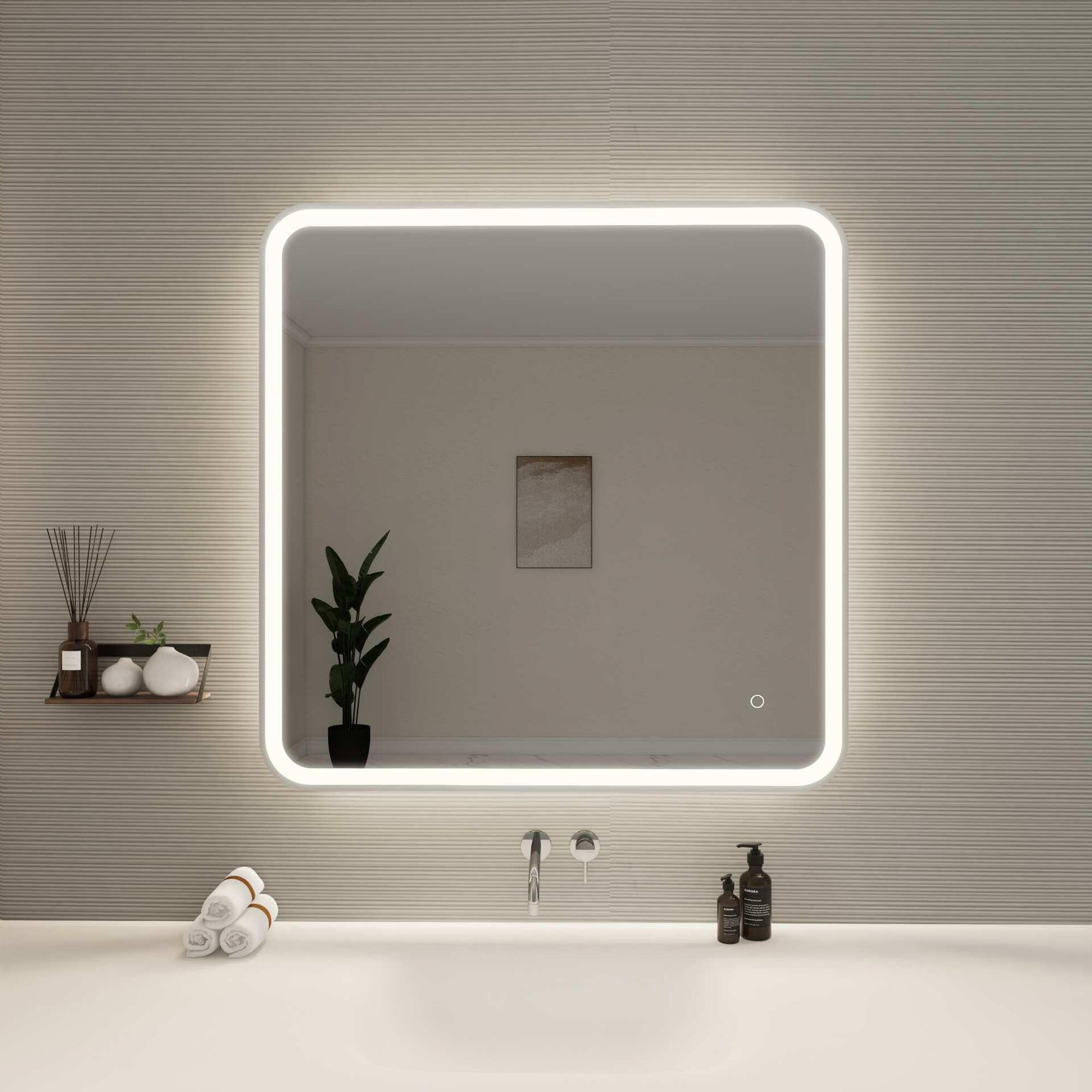 Harmoni 36 Inch LED Lighted Mirror,