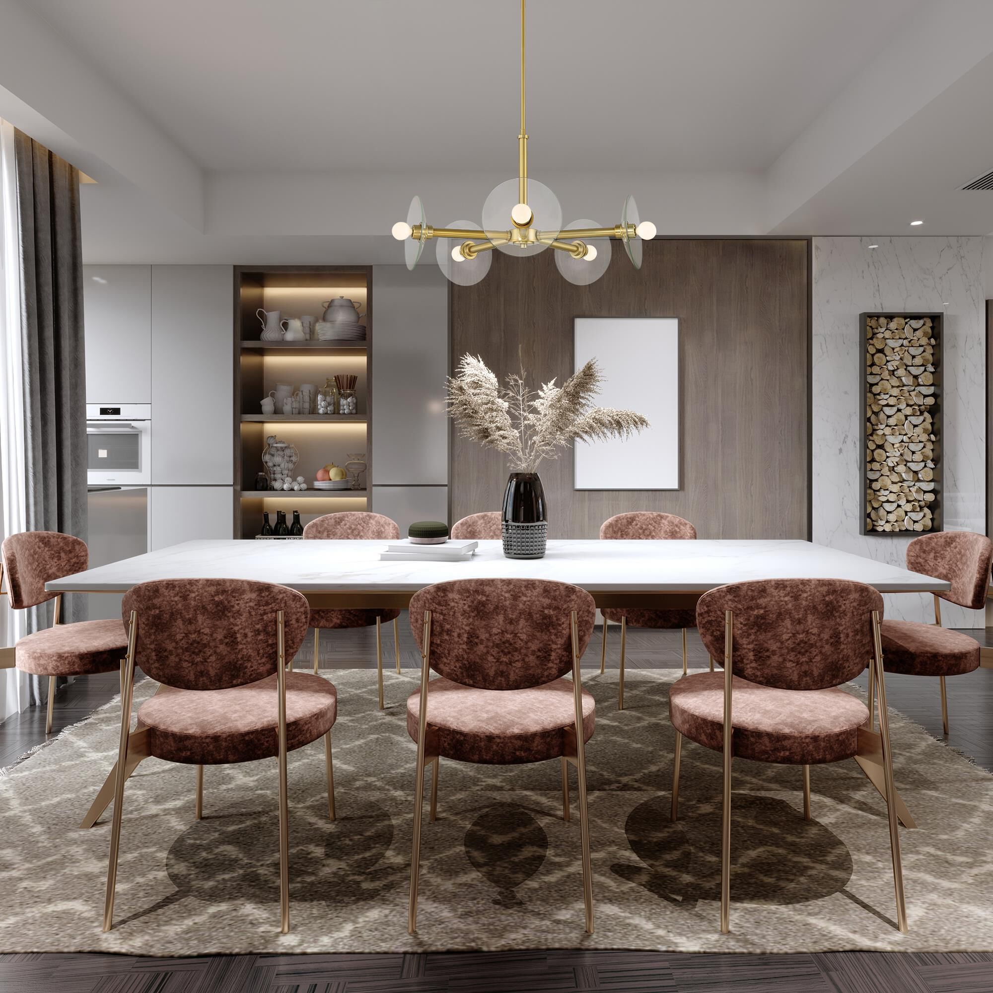 Litto 26 Inch 5 Light Chandelier by Designers Fountain