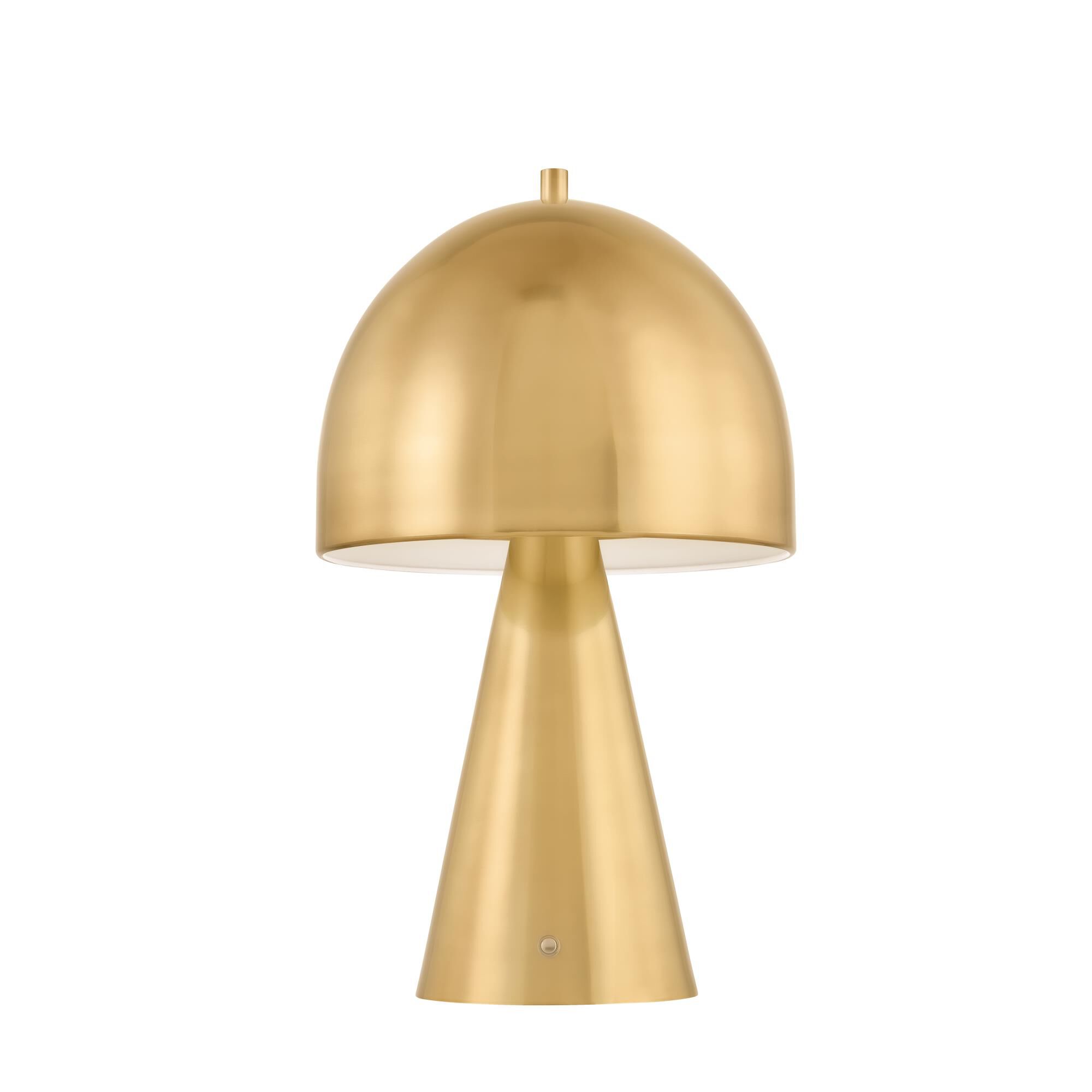 Shown in Aged Brass finish and Aged Brass shade