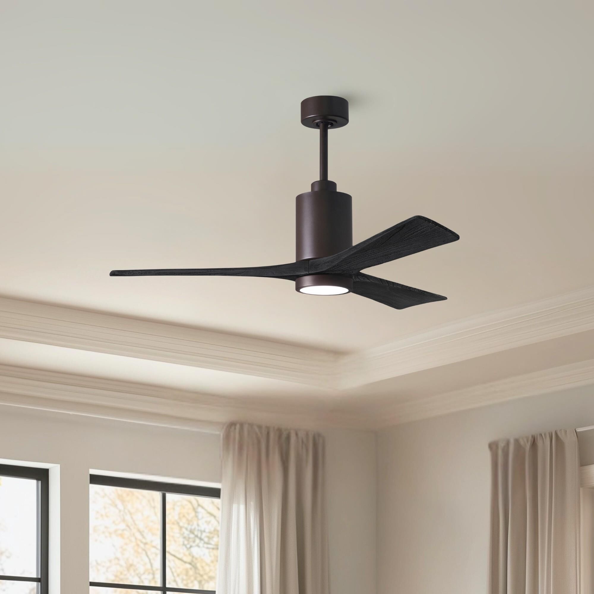 Patricia 52 Inch Ceiling Fan with Light Kit by Matthews Fan Company