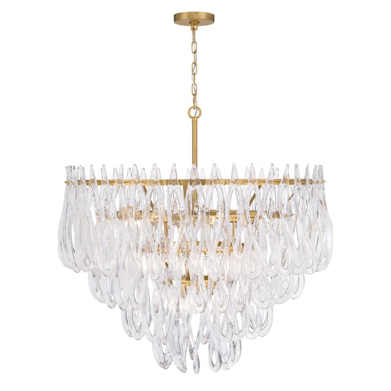 Glassara 40 Inch Chandelier by Metropolitan Lighting