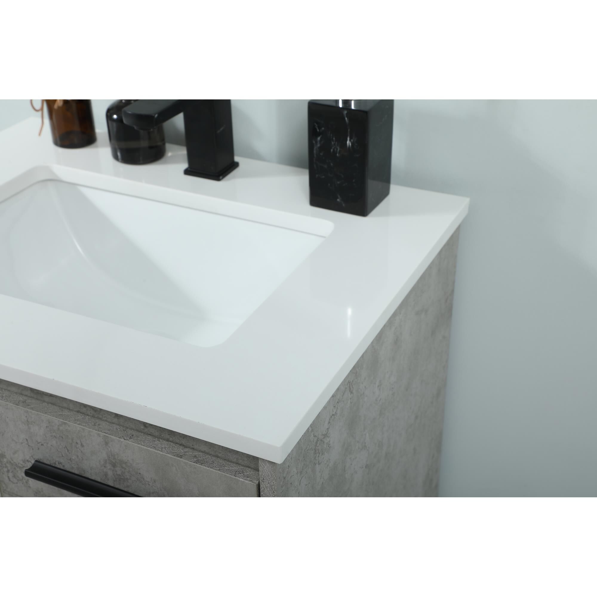 Shown in Concrete Grey finish