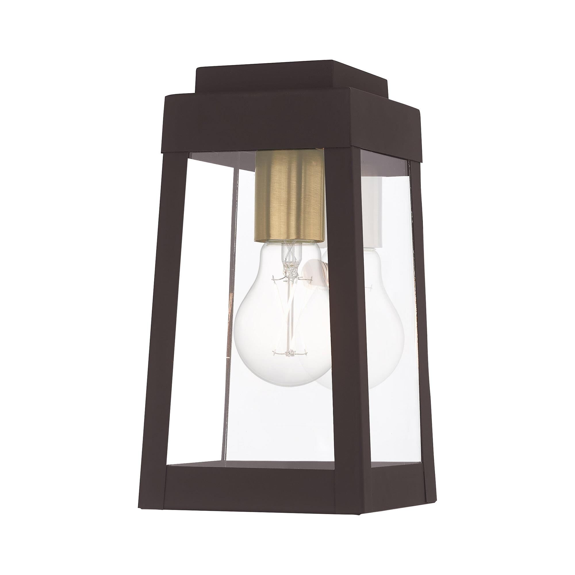 Oslo 9 Inch Tall 1 Light Outdoor Wall Light by Livex Lighting