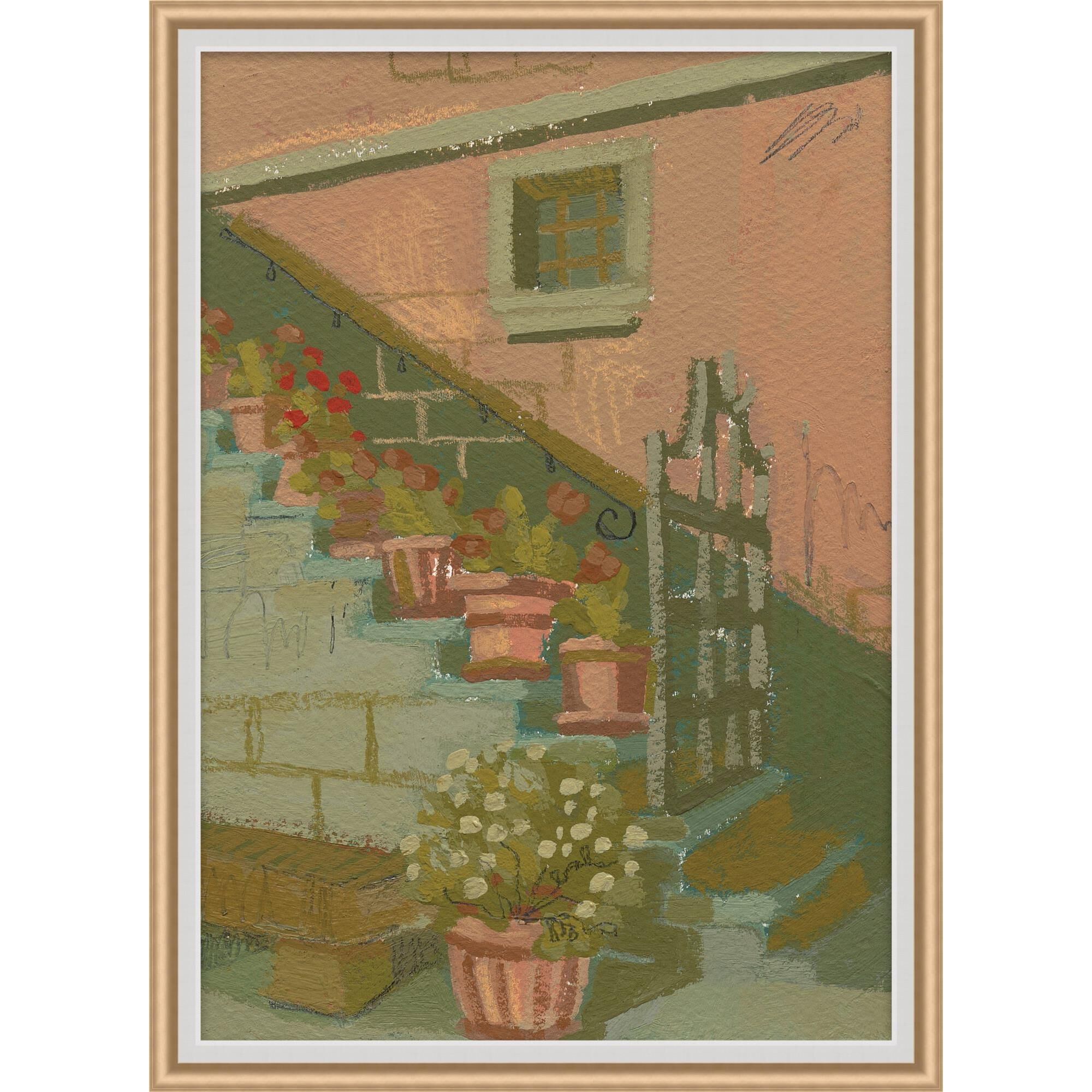 Shown in Brown and Gold finish