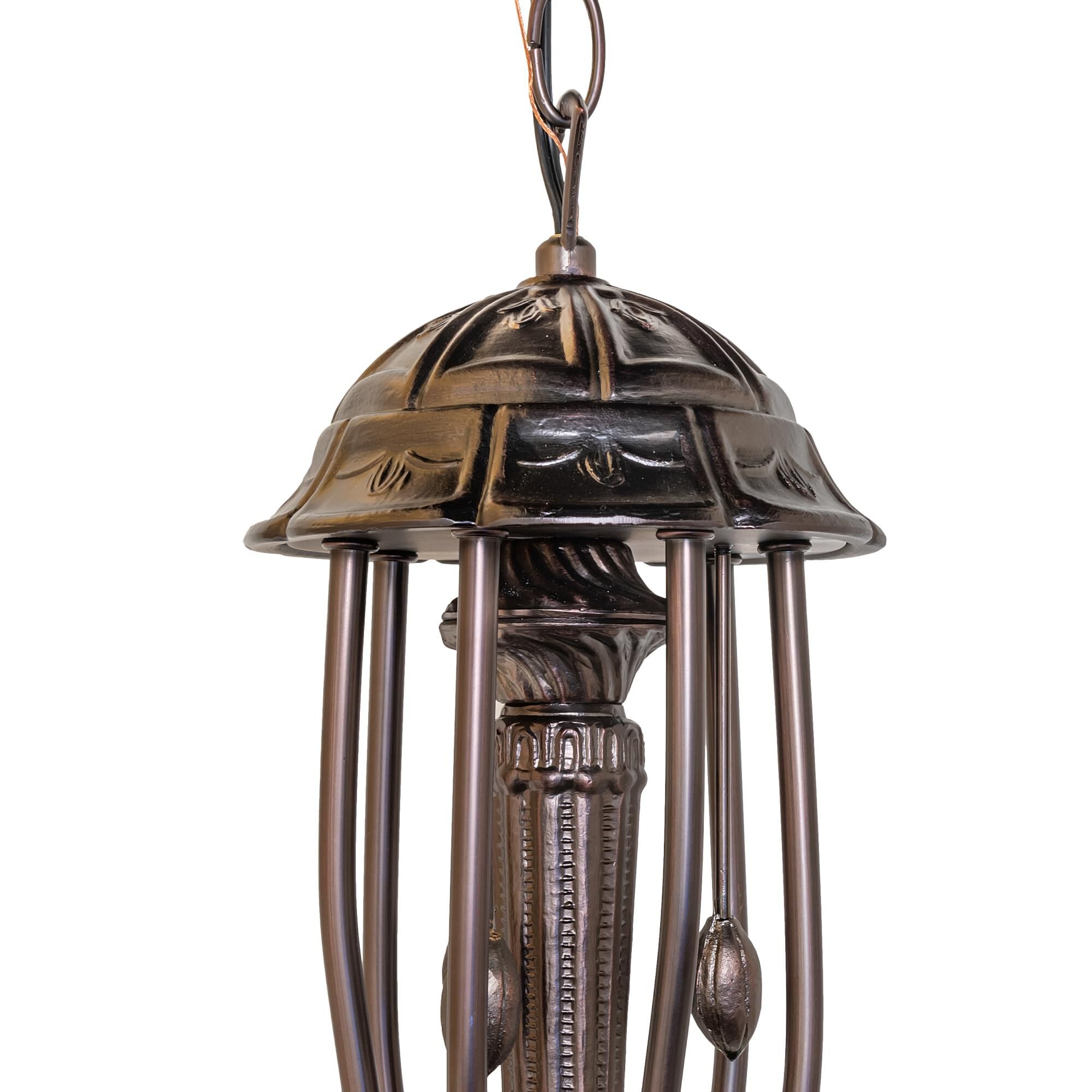 Amber and Purple 24 Inch 7 Light Chandelier by Meyda Lighting